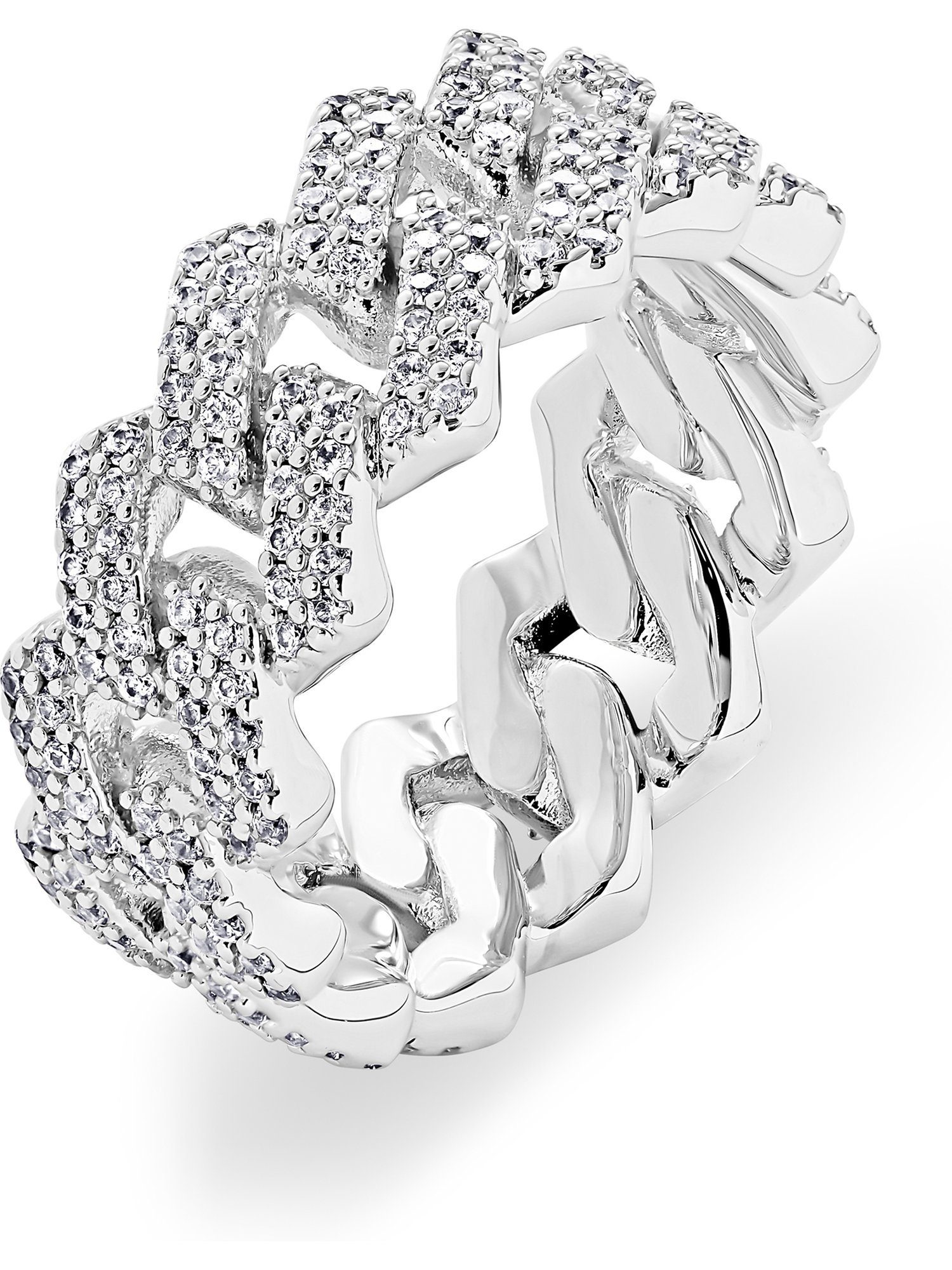 FAVS Fingerring FAVS Herren-Herrenring Messing 286 Zirkonia, Zirkonia, synt günstig online kaufen
