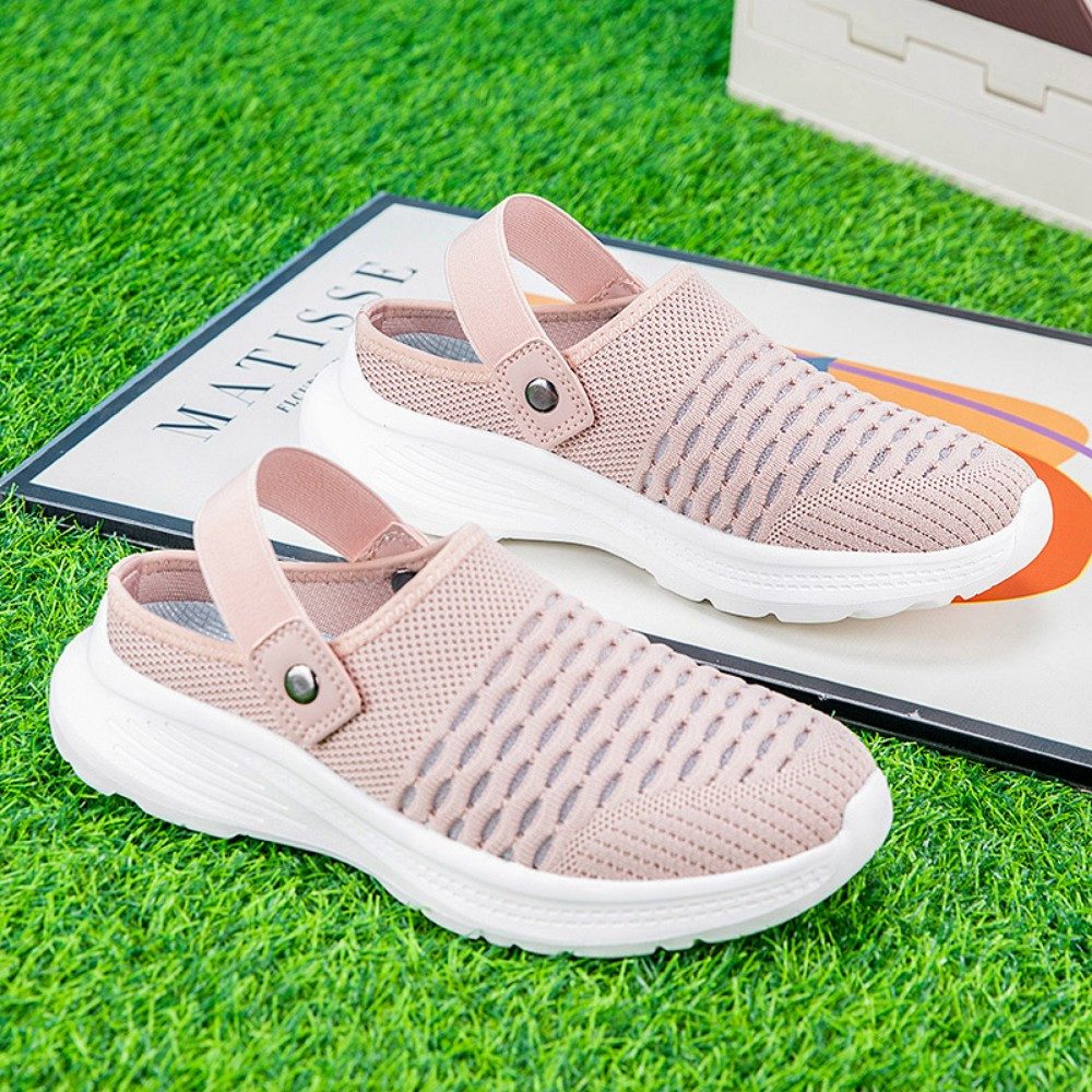 HUSK'SWARE Komfortable Damen Clogs Clog (halb offenes Design, gepolsterte Innensohle) Atmungsaktives Mesh-Obermaterial Rutschfeste und flexible