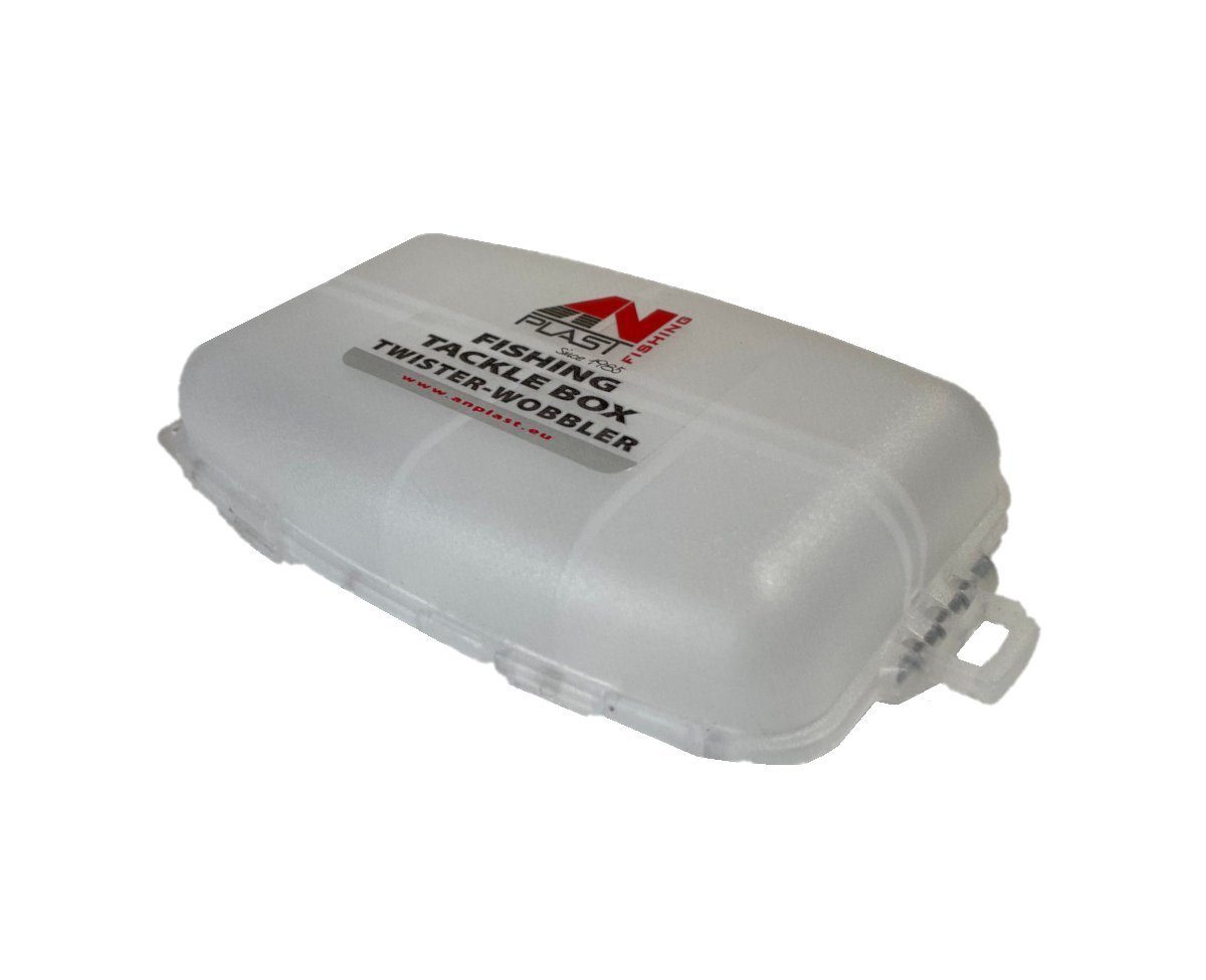 Anplast Angelkoffer Tackle Box Twister Wobbler Kleinteilebox Zubehörbox Angelbox, stabile Scharniere und festsitzende Deckel