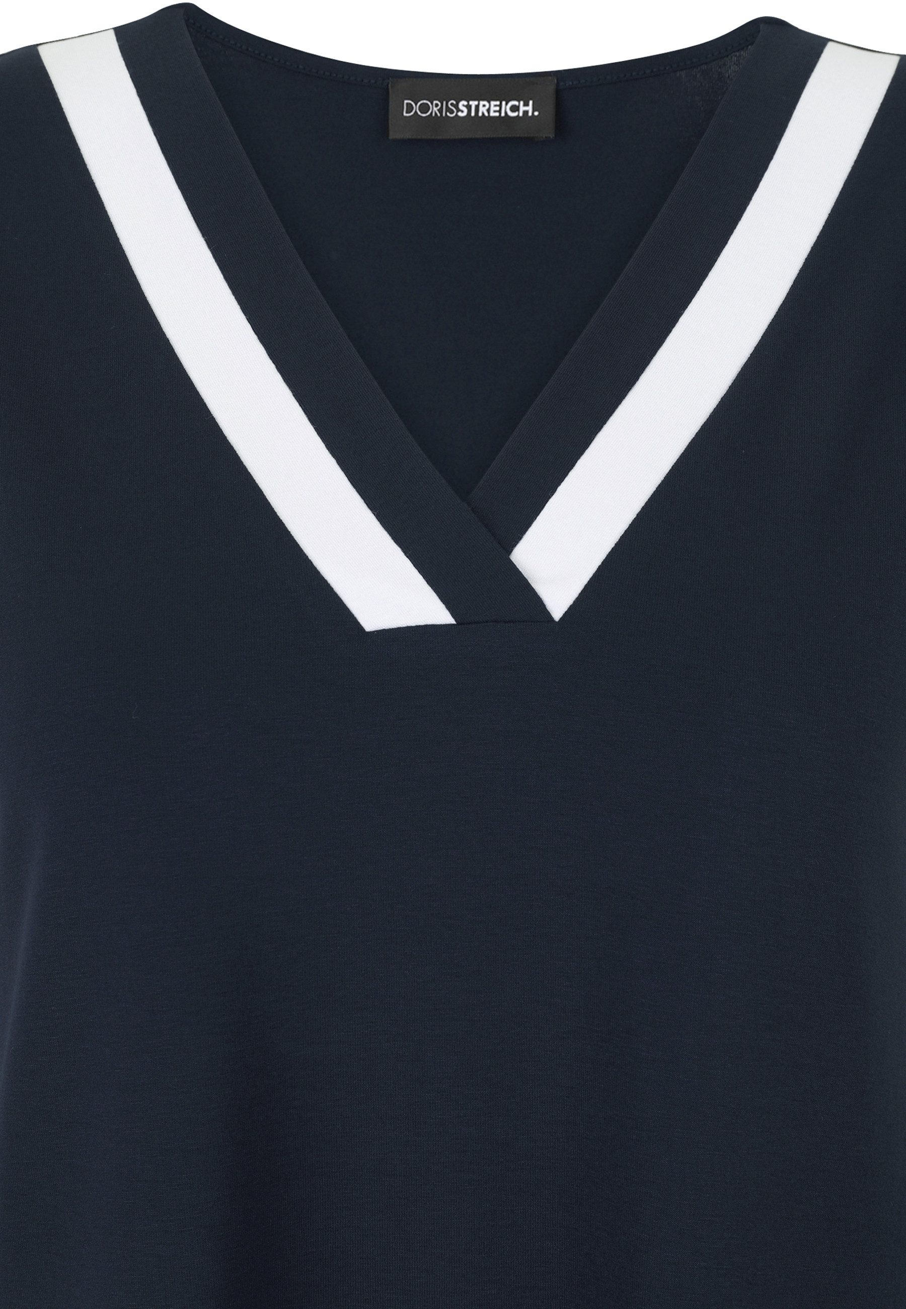 Doris Streich T-Shirt mit Kontrasteinsatz