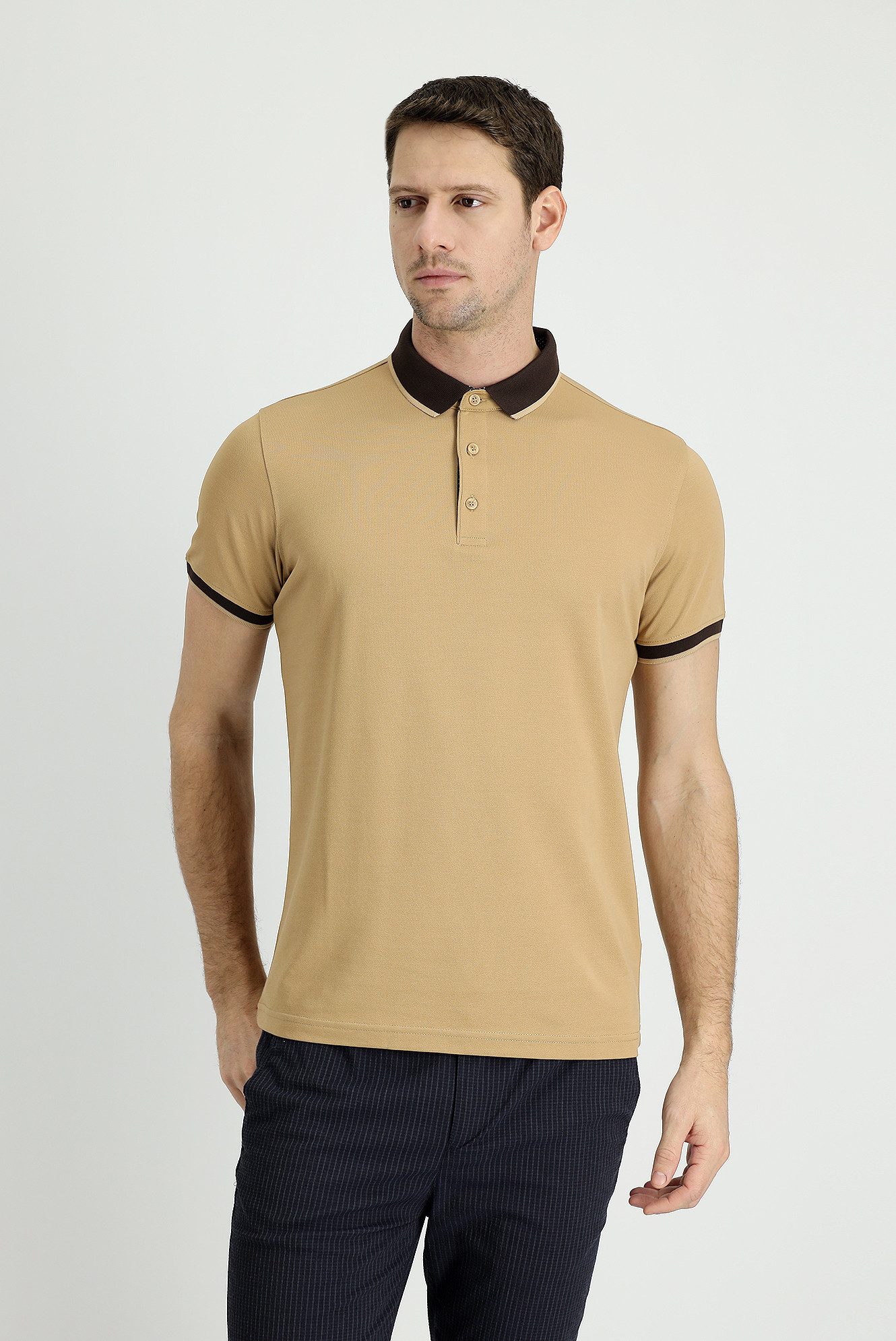 KIGILI Poloshirt Regular Fit Polo-Shirt für günstig online kaufen