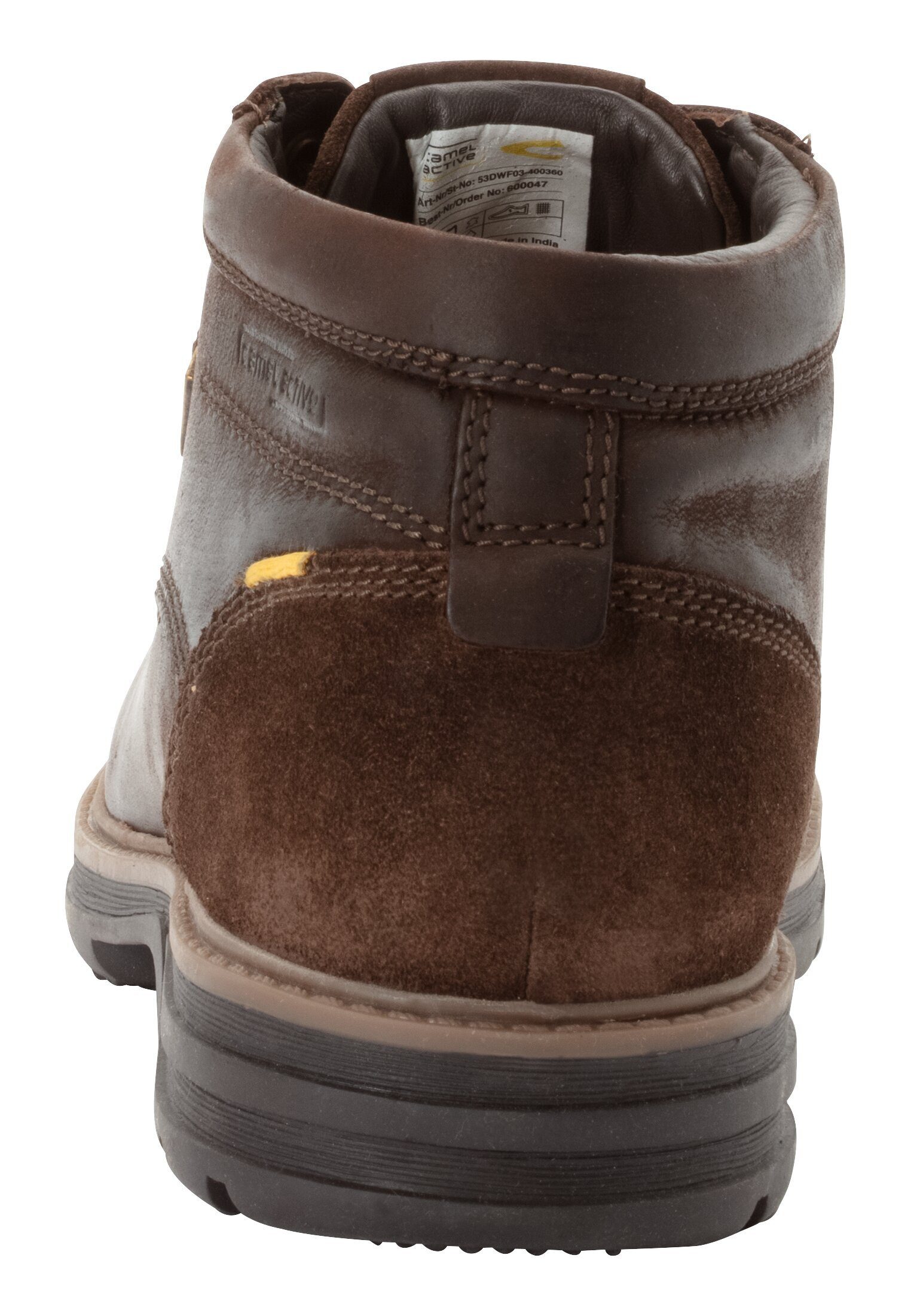 camel active Schnürschuhe aus echtem Leder Schnürschuh