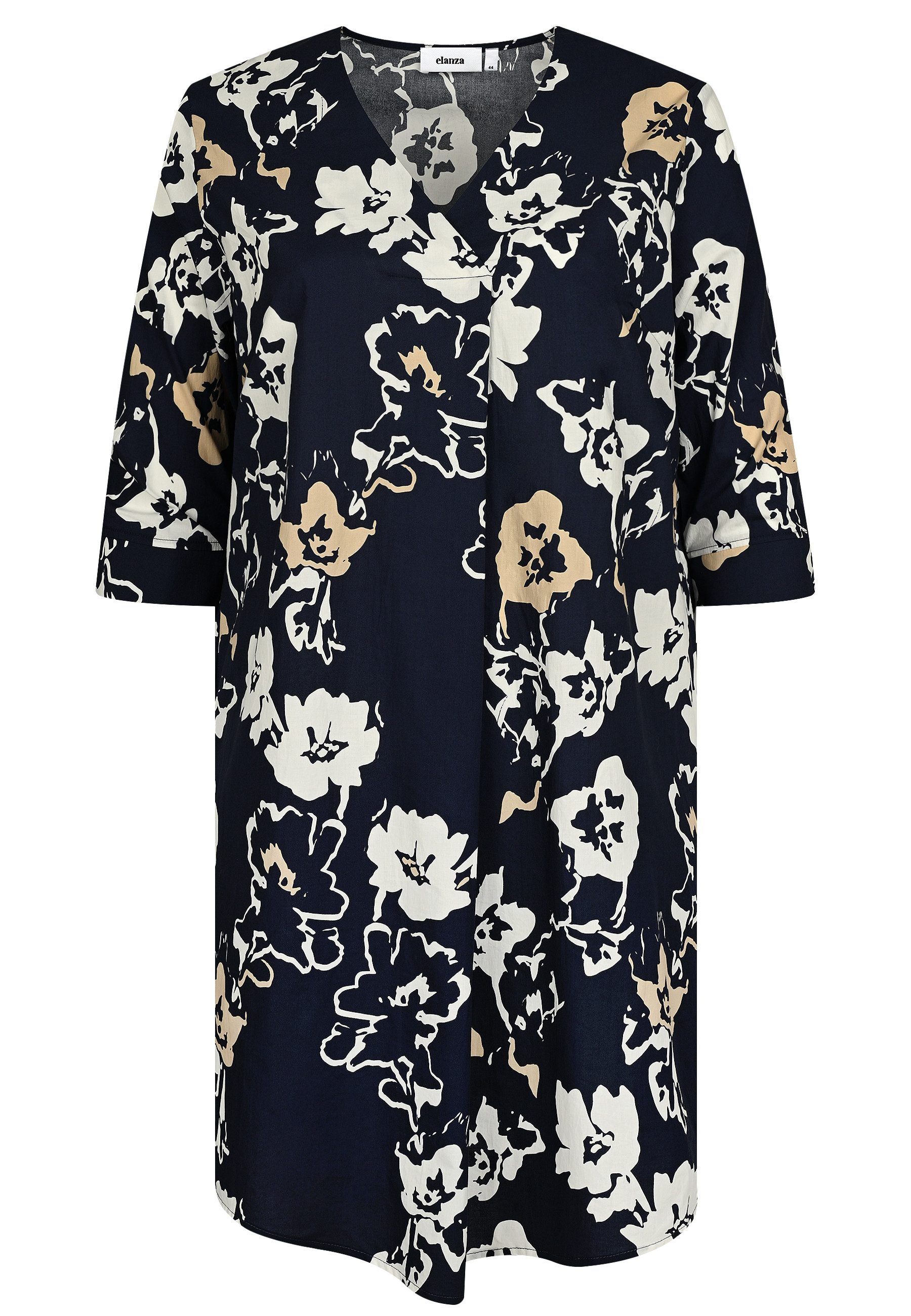 elanza Midikleid Kleid mit Blüten-Print in günstig online kaufen