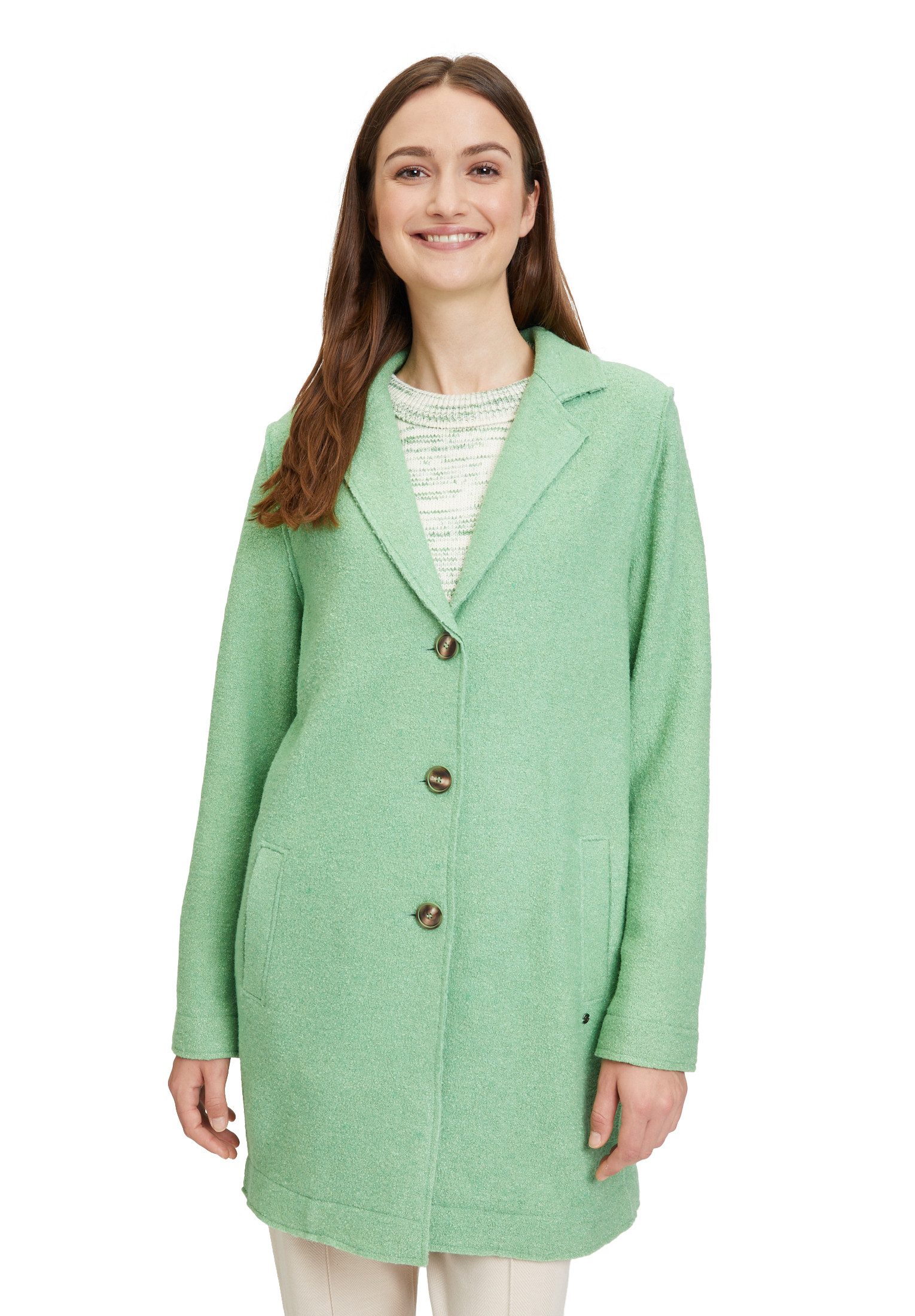 Jackenblazer Betty & Co Longjacke mit Reverskragen