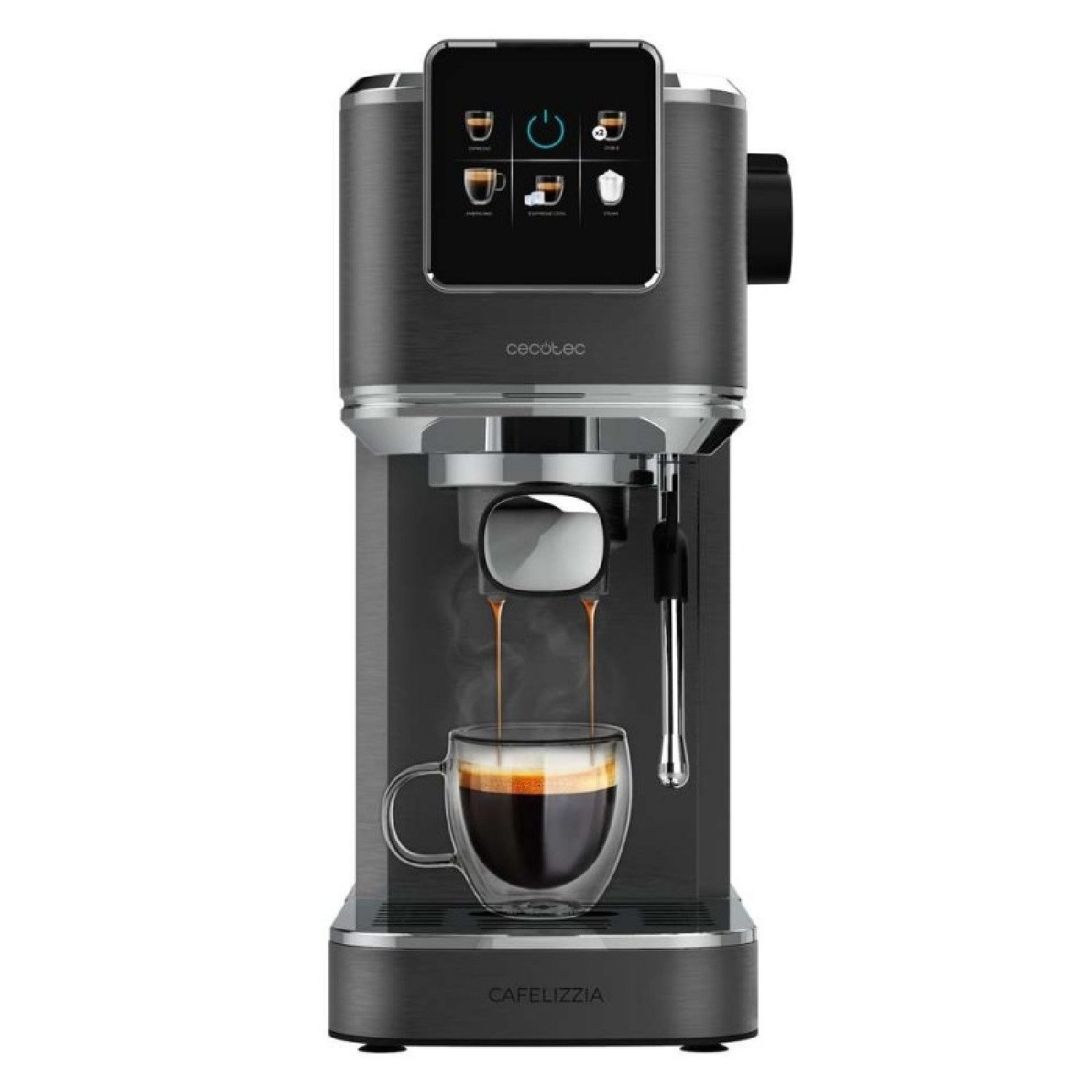 Cecotec Filterkaffeemaschine, 1.2l Kaffeekanne, Cafelizzia ColdBrew Tamp