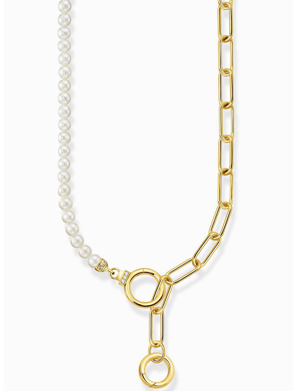 THOMAS SABO Kette mit Anhänger Thomas Sabo KE2193-445-14-L47V Damen Collier Süßwasserzuchtperlen &