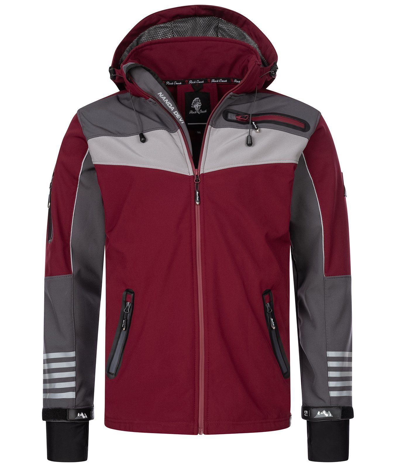 Rock Creek Softshelljacke Herren Softshelljacke Wanderjacke H-288