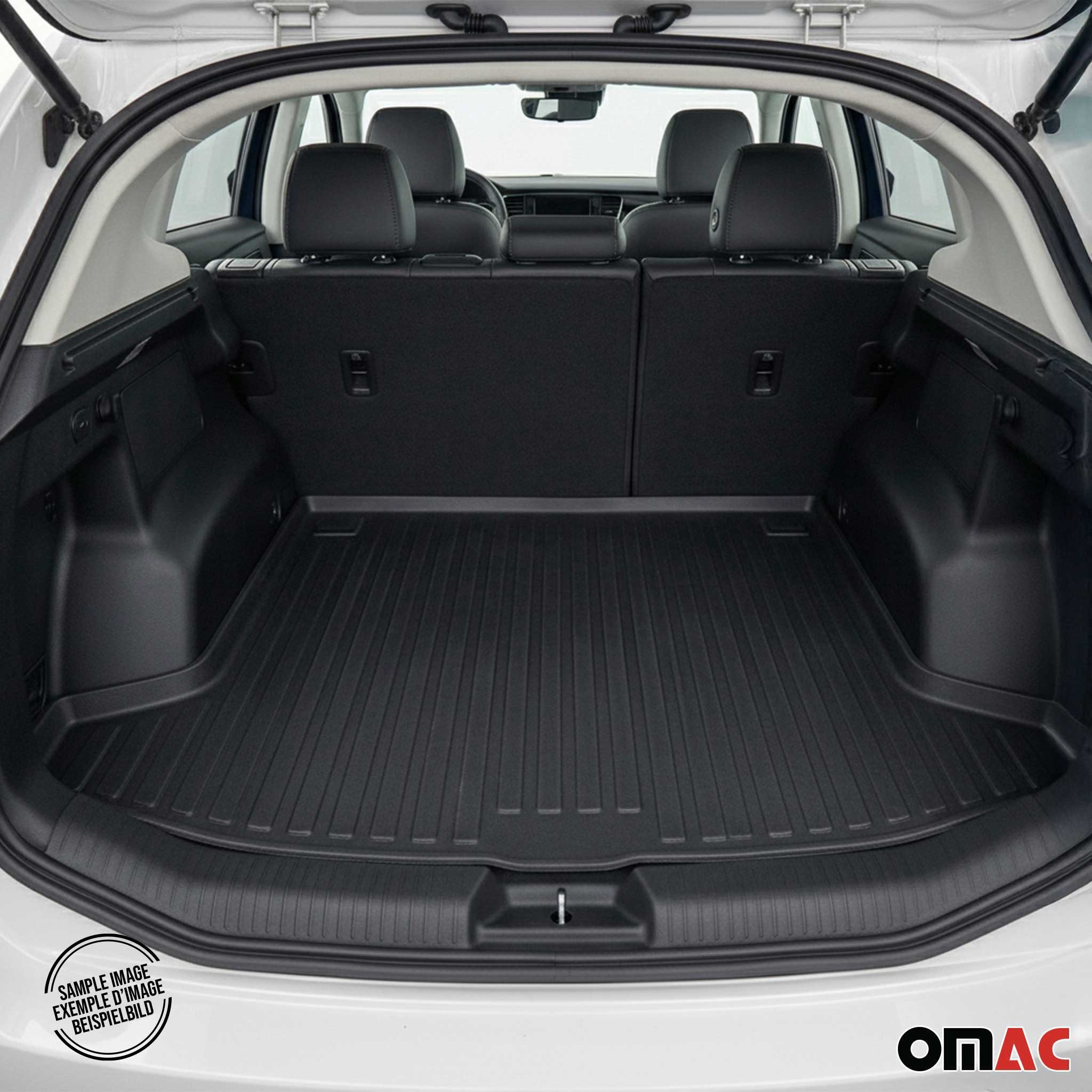 OMAC Kofferraummatte Kofferraumwanne für BMW 5er E39 1995-2003 Gummi TPE Schwarz (1 St), für BMW 5er E39 Limo 1995-2003 BMW 5er E39 Limo 1995-2003, Einfache Installation,Antirutsch,Leicht zu reinigen,Leichtgewicht