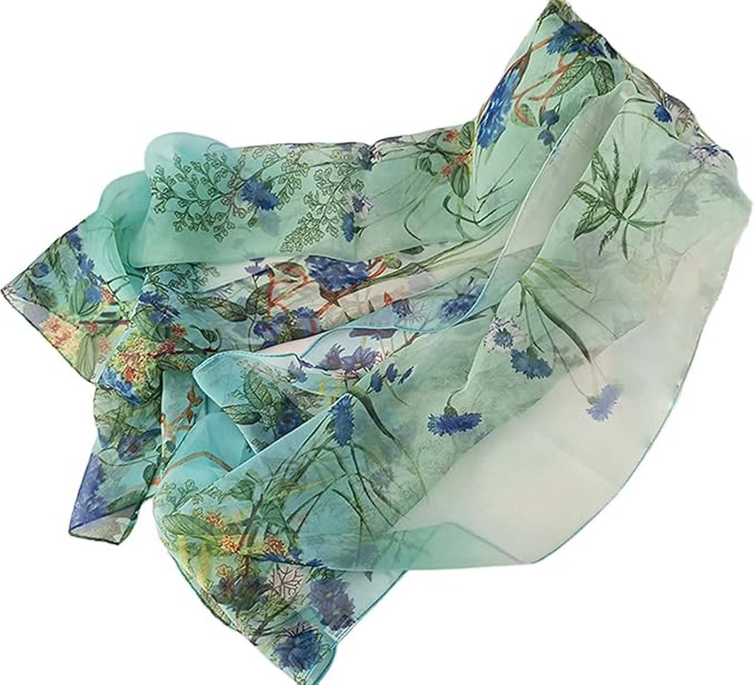 Zaewry Modeschal Georgette Chiffon Schal Damen Lange Schals – Bild 4 von 5