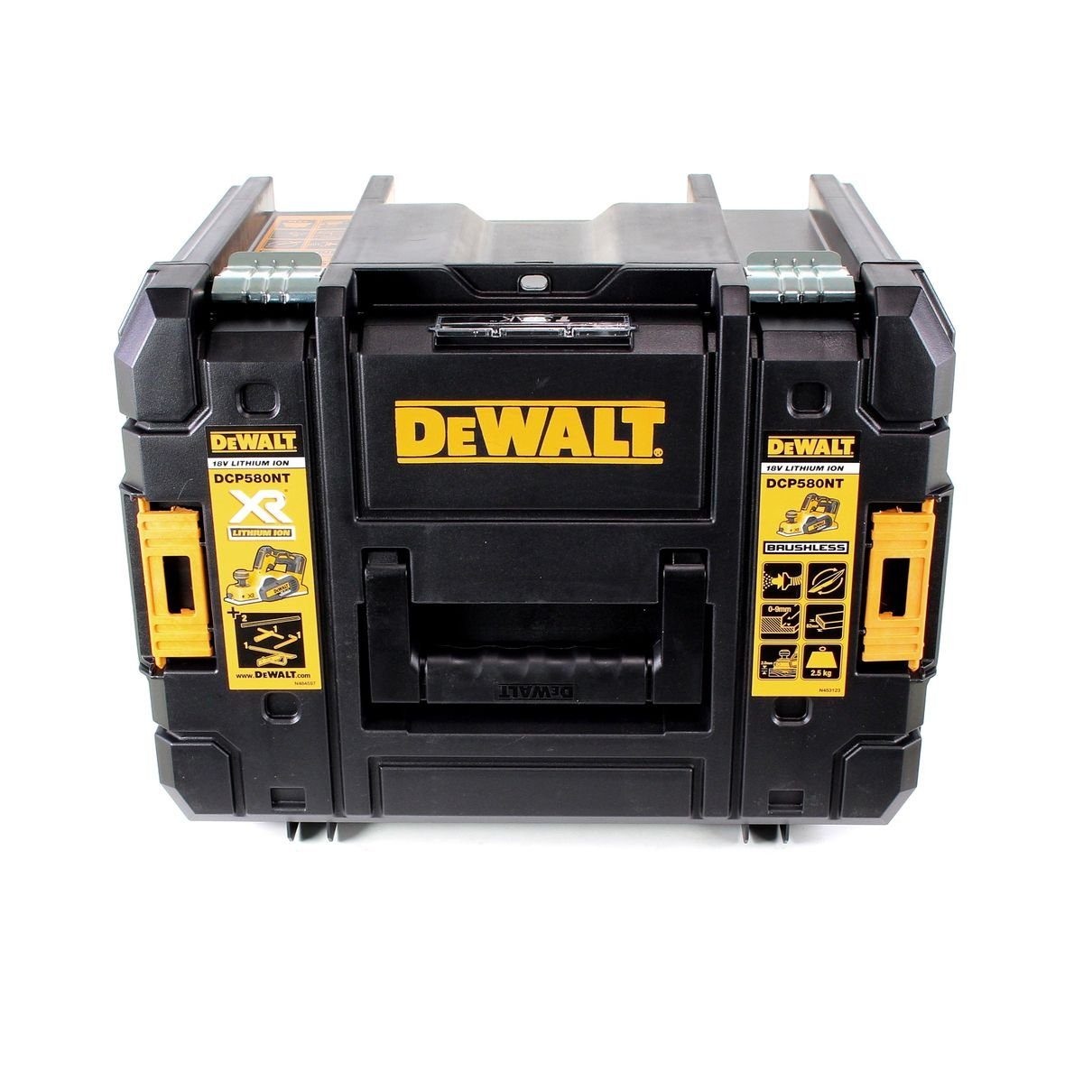 18V DCP ohne NT + 82mm 1x Akku TSTAK - + Ladeger Hobel DeWalt 5,0Ah Akku 580 Elektrohobel