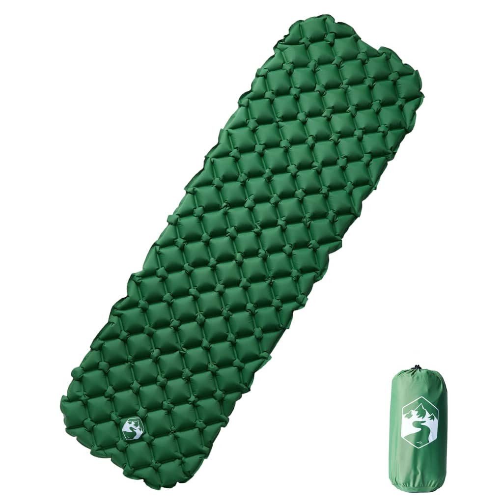 vidaXL Isomatte Aufblasbare Isomatte Grün 190x58x6 günstig online kaufen