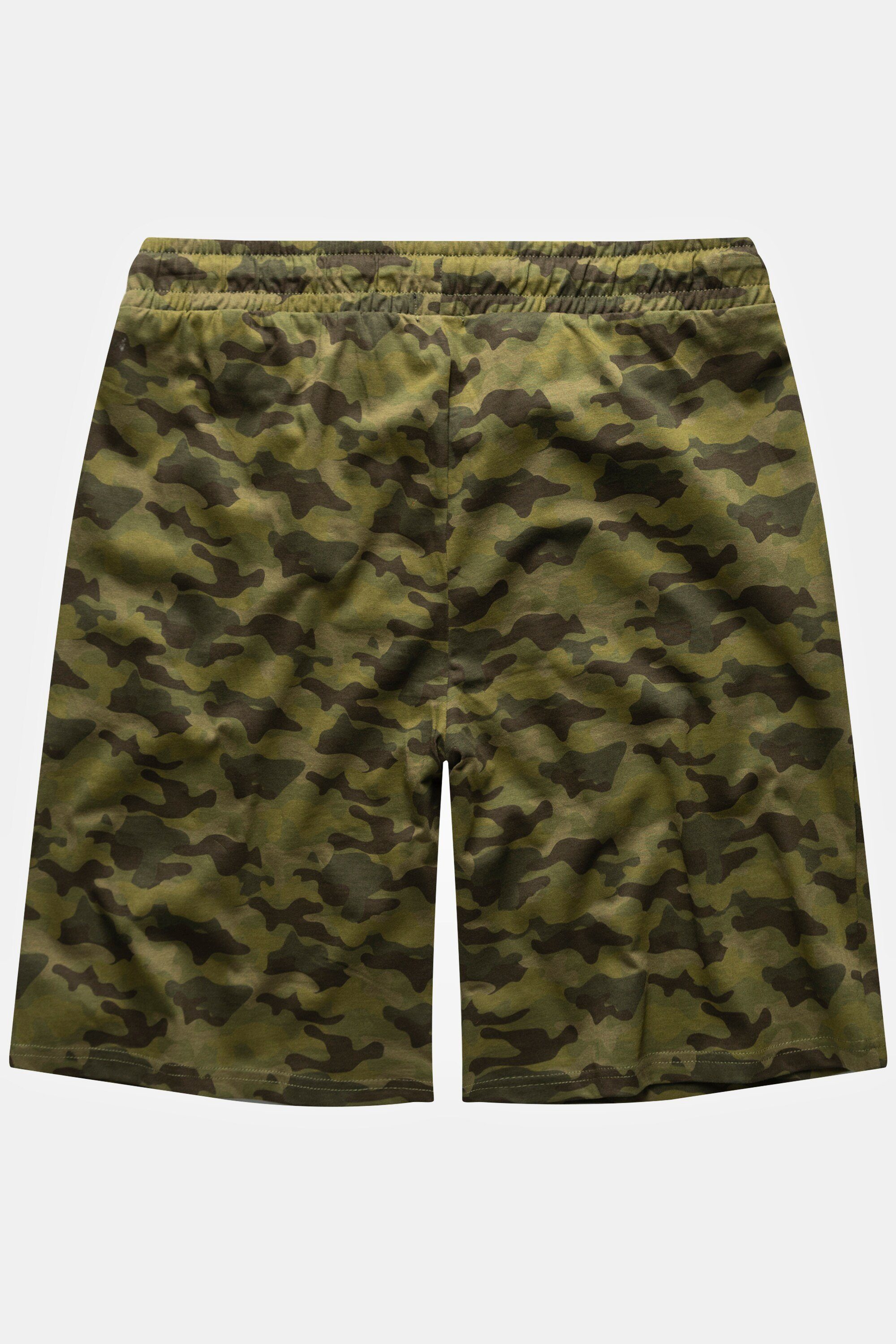 JP1880 Camouflage Bermuda Shorts Print Elastikbund Schlafanzug