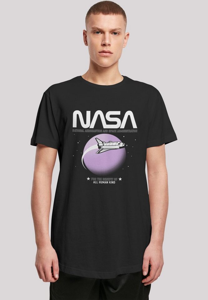 F4NT4STIC T-Shirt NASA Shuttle Orbit\' Print, Sehr weicher Baumwollstoff mit  hohem Tragekomfort
