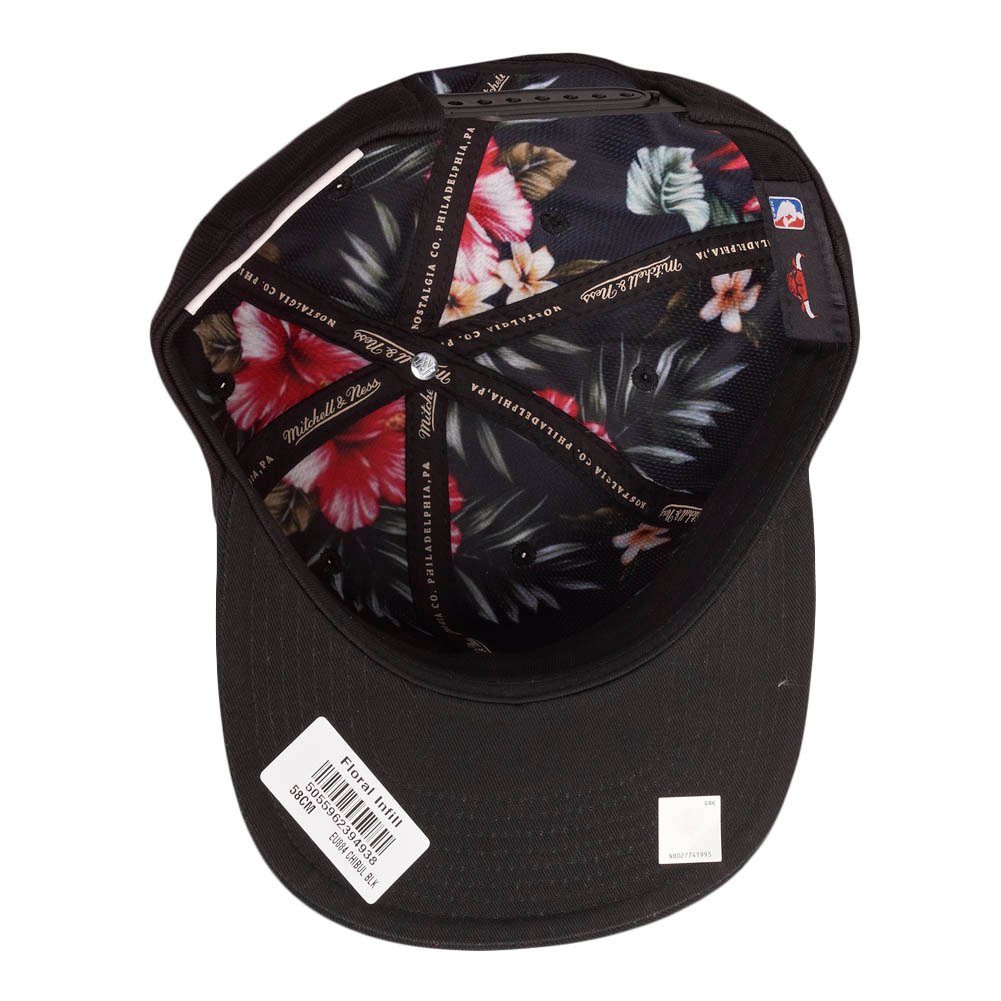 Mitchell & Ness Snapback Cap FLORAL INFILL Chicago Bulls