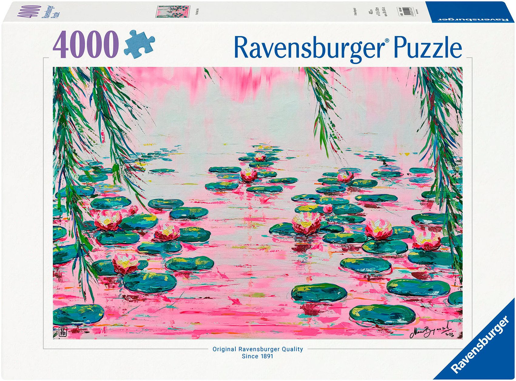 Puzzle Pink Water Lilies