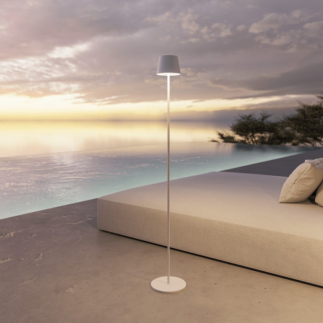 Neona LED Stehlampe Yava, Dimmbar per Touch, LED fest integriert, Warmweiß