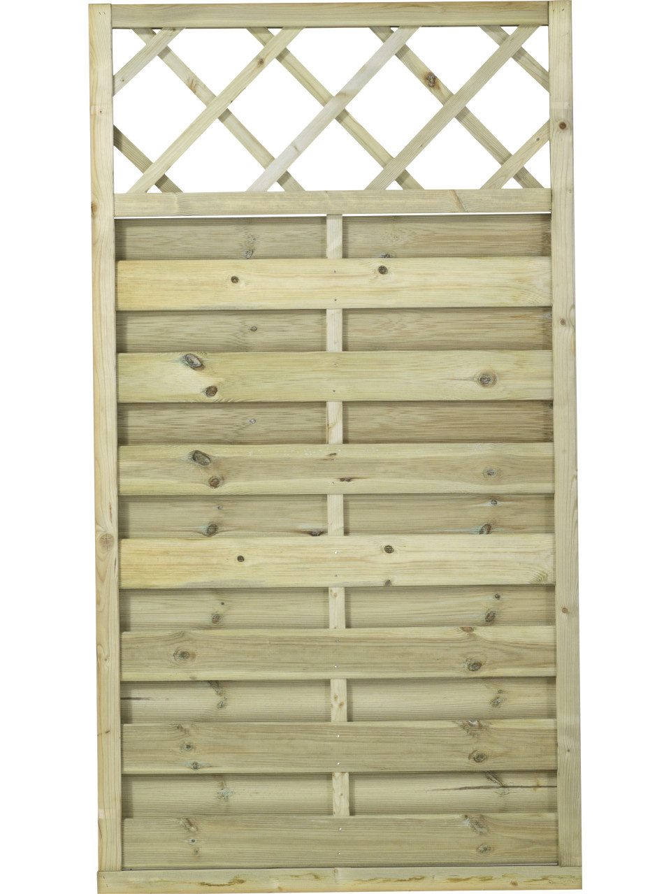 PLUS Gartenzaun Plus Zaun Bergen mit Rankgitter 90 x 165 cm