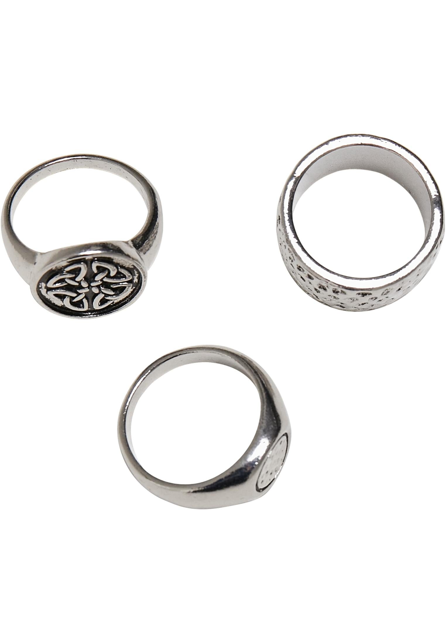 3-Pack Ring (1-tlg) Accessoires Skull URBAN CLASSICS Schmuckset