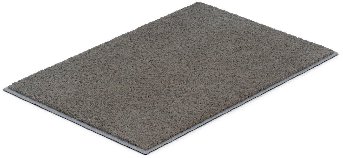 Grund Badematte Darra 2, Höhe 18 mm, rutschhemmend beschichtet, fußbodenheizungsgeeignet, Polyester, rechteckig
