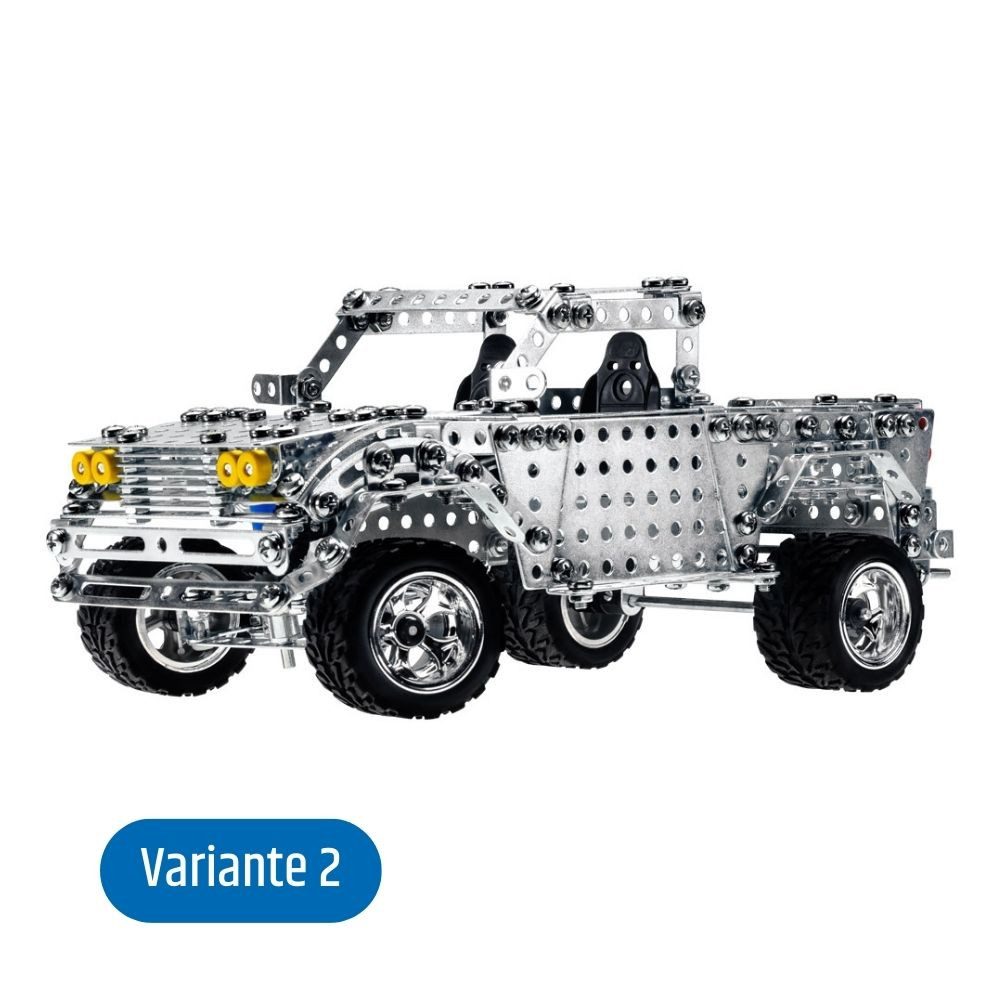 Eitech eitech Pick-Up, Geländewagen, 00225 Metallbaukasten, (Spielzeugauto, 630 St., Modellbausatz), Konstruktionsspielzeug, Made in Germany