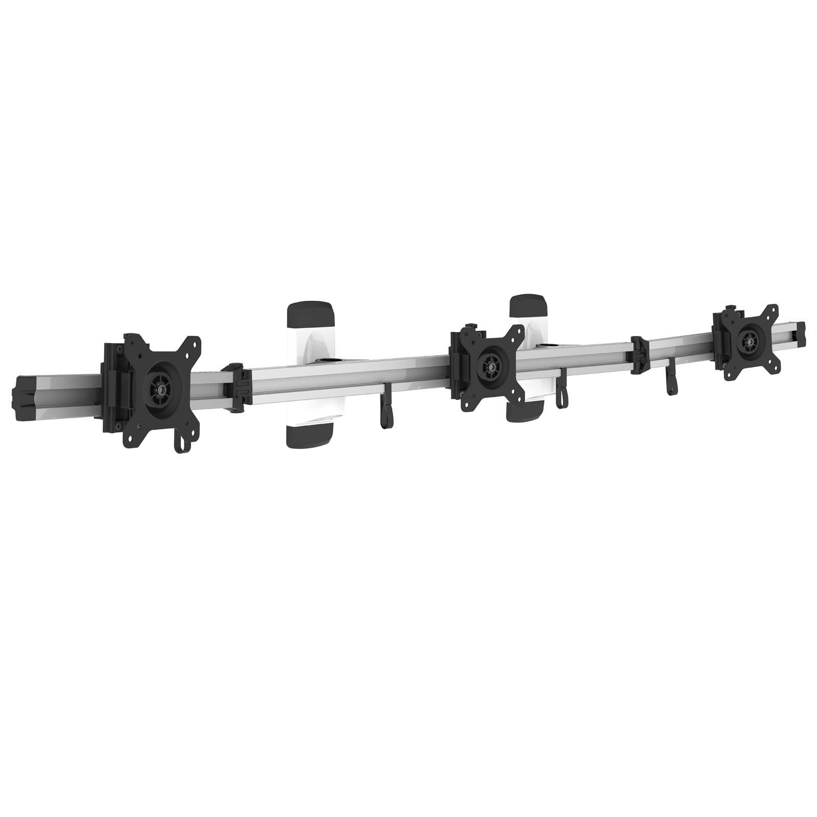 HFTEK Monitor-Halterung, (3-Fach Wandhalterung - für 3 Bildschirme von 15 – 27 Zoll)