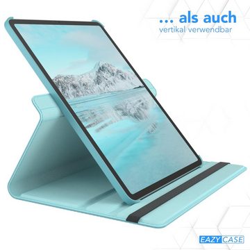 EAZY CASE Tablet-Hülle Für Apple iPad Rotation Case 12,9 Zoll, Schutzasche für Tablets Flipcase Hülle Kratzschutz Displayschutz Blau