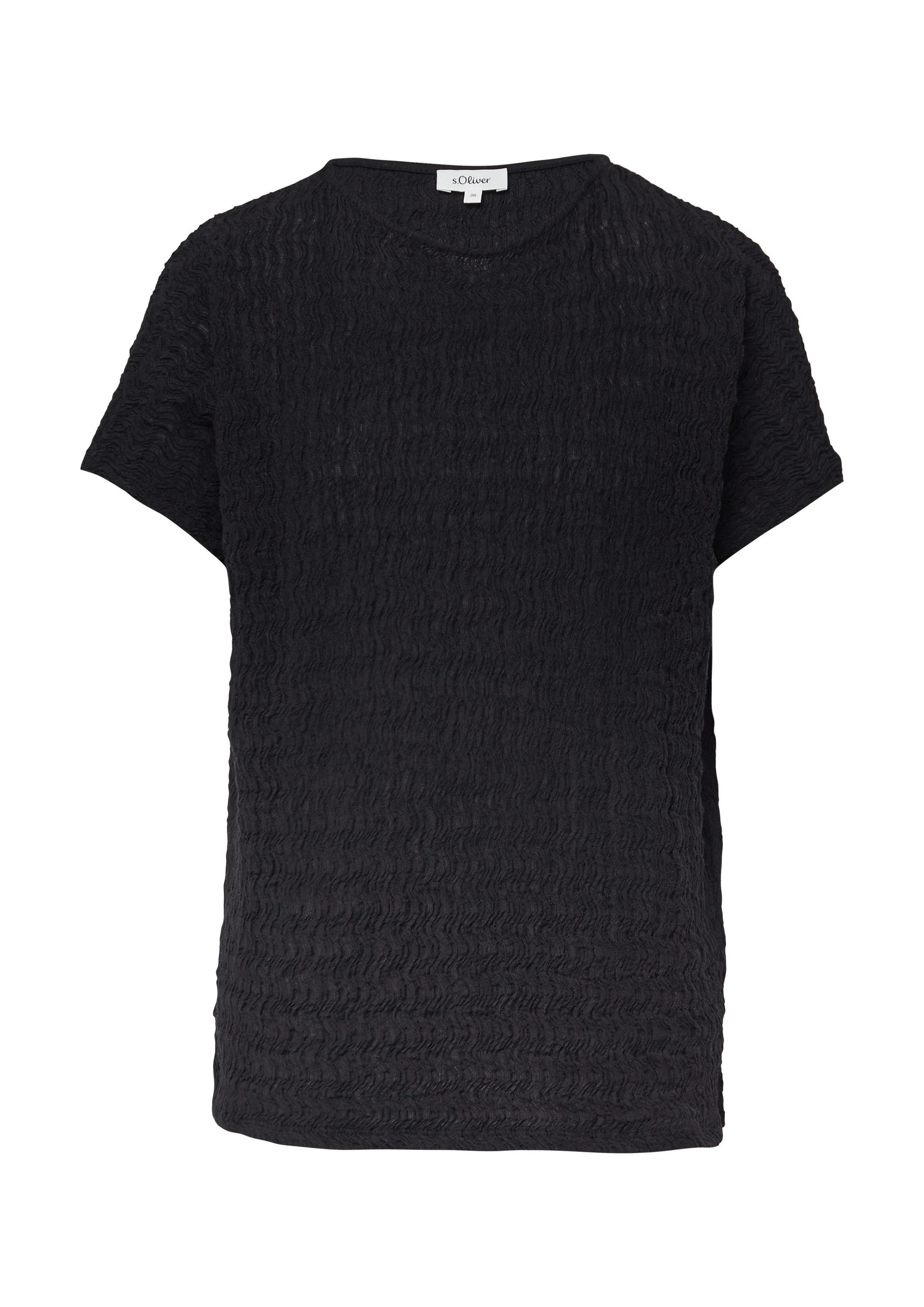 s.Oliver Kurzarmshirt T-Shirt (1-tlg) günstig online kaufen