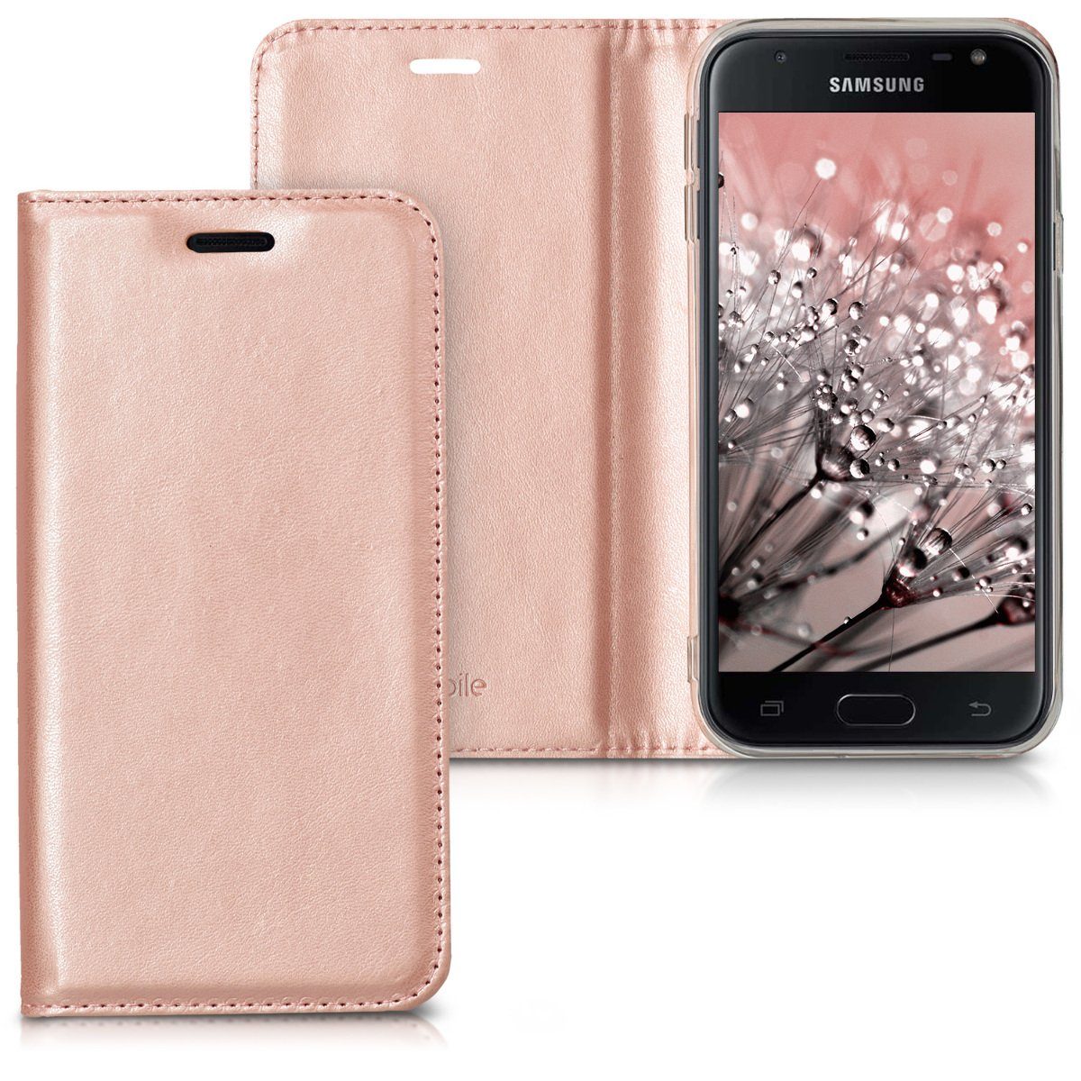 Kwmobile Handyhulle Hulle Fur Samsung Galaxy J3 17 Duos Kunstleder Handy Schutzhulle Flip Cover Case Online Kaufen Otto