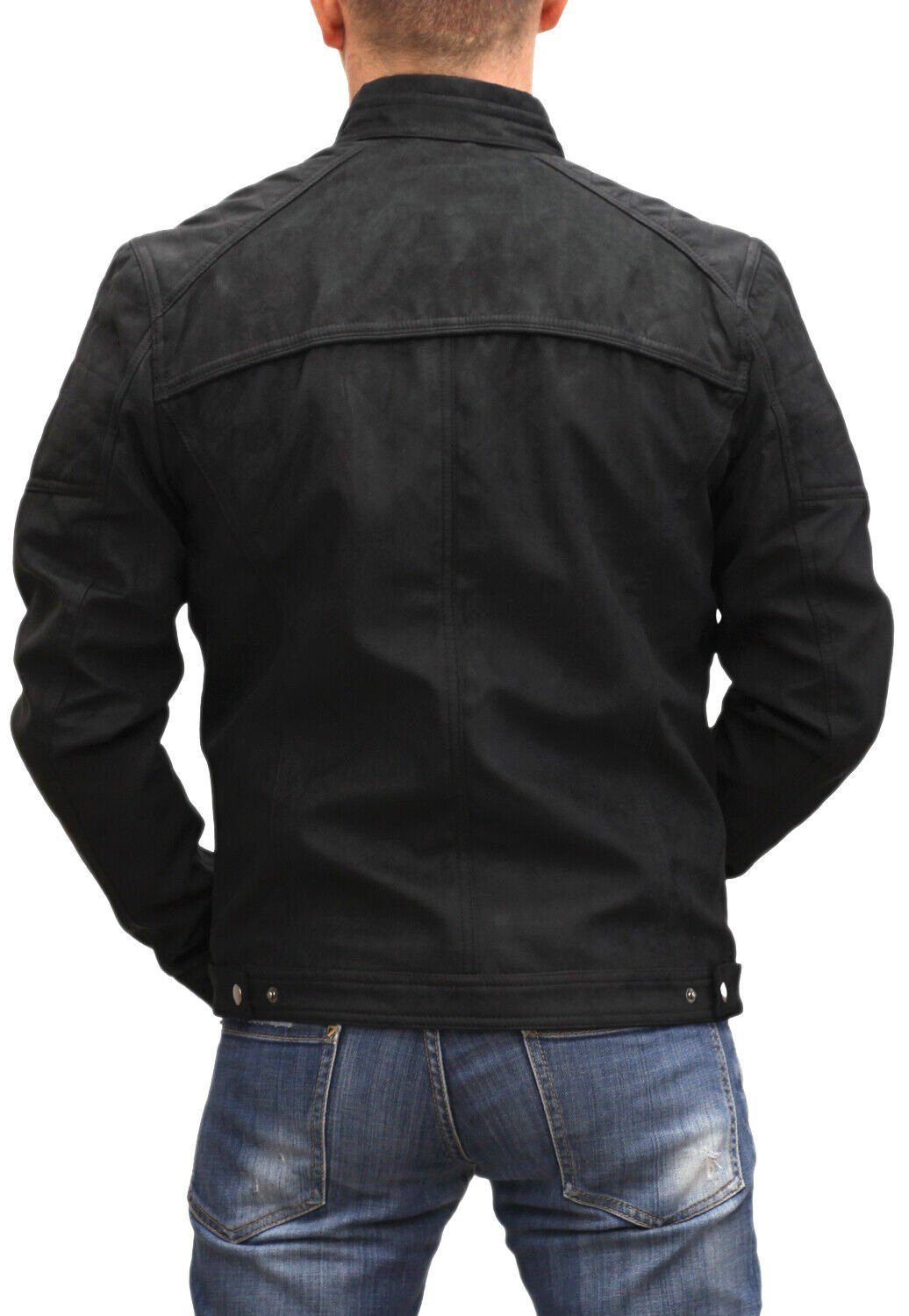 Jack & Jones Lederjacke stilvolle Bikerjacke aus Kunstleder Zeitlose Kunstl günstig online kaufen