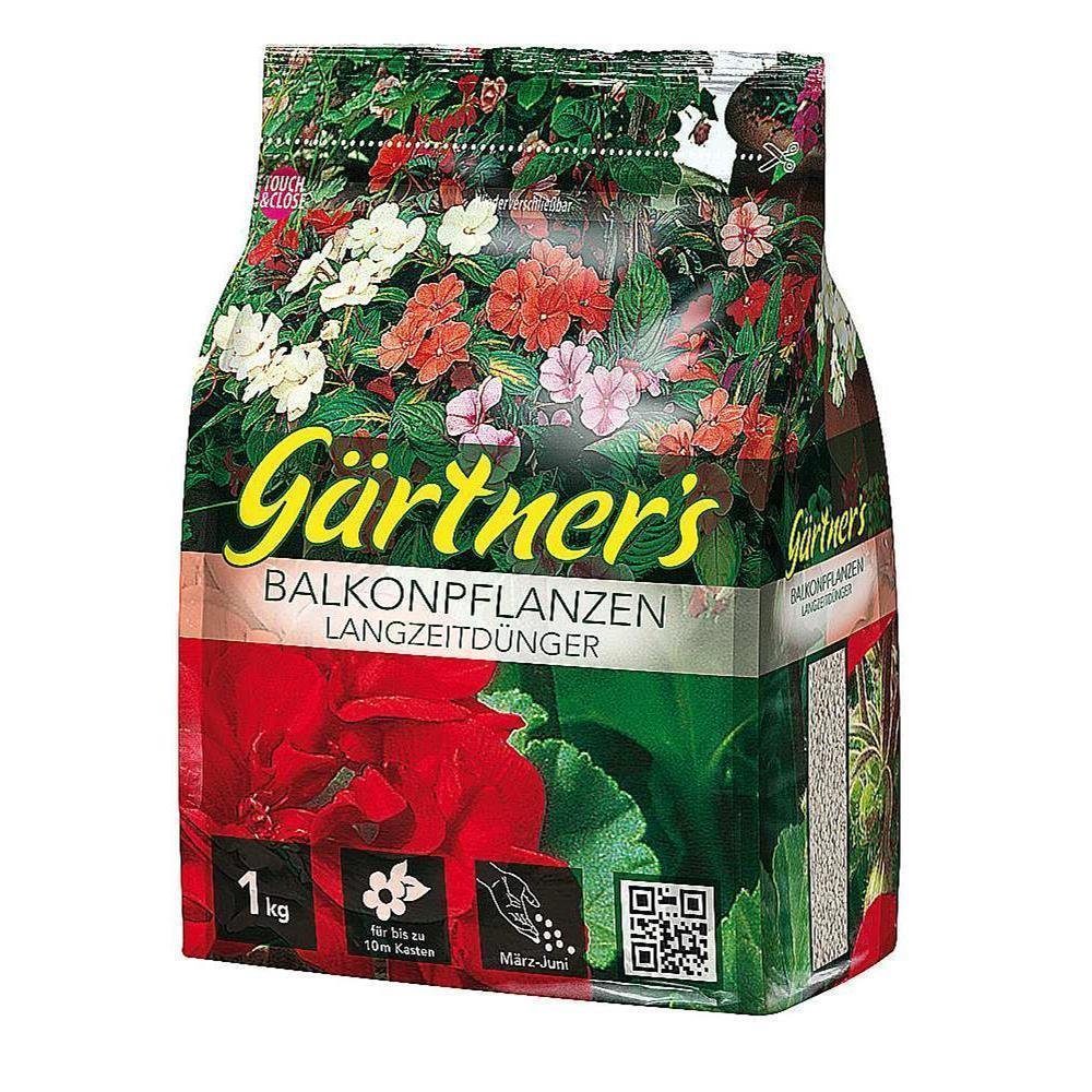 Grtner's Blumendnger Balkonpflanzen-Langzeitdnger 1kg, die Depotwirkung  erspart die Nachdngung in den folgenden 6 Monaten