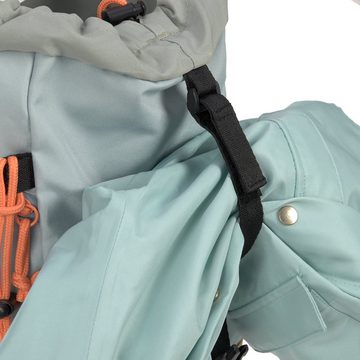 LÄSSIG Kinderrucksack Nature, Mini Outdoor Backpack, Light Blue, aus recycelten PET-Flaschen