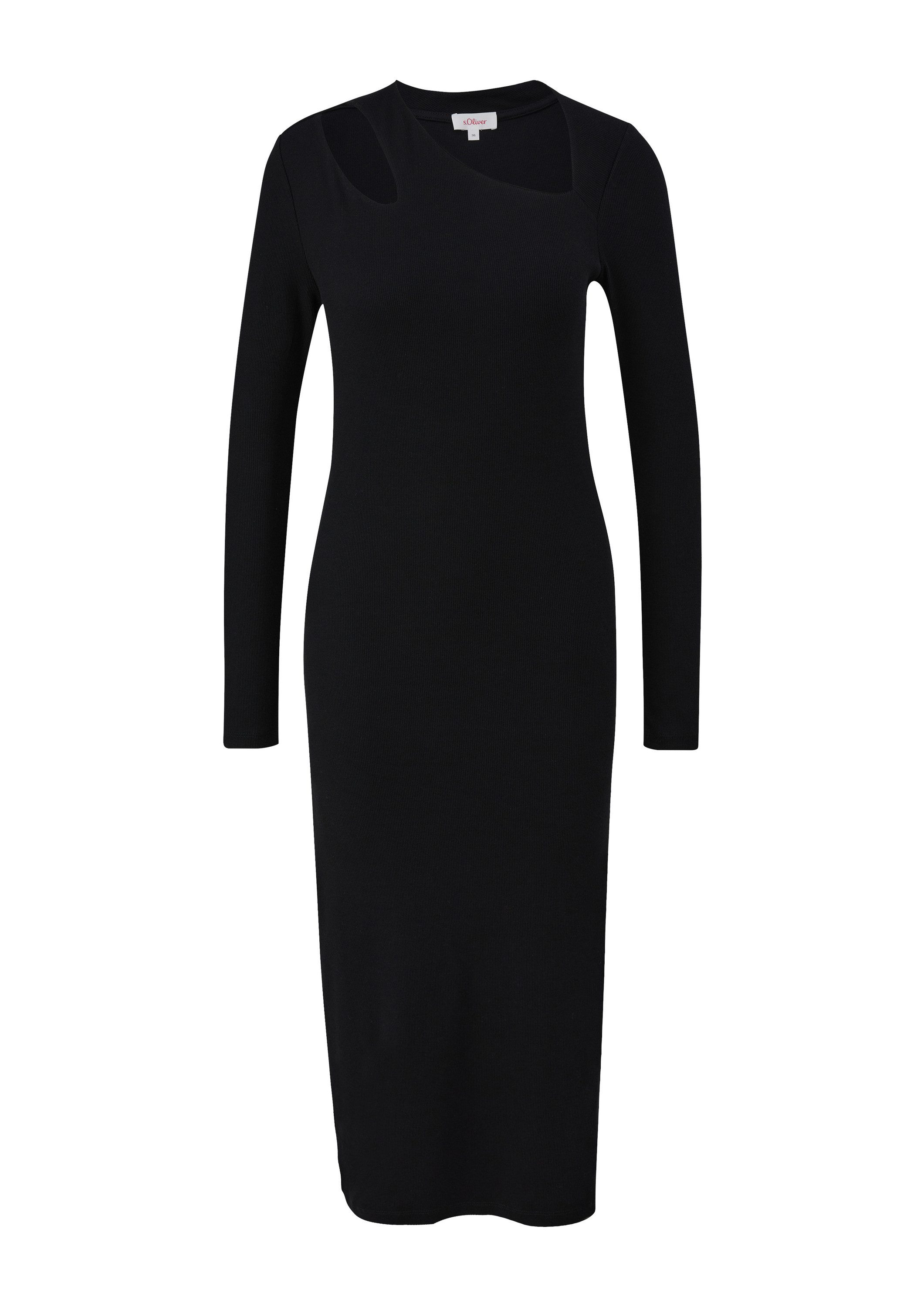 s.Oliver Midikleid Kleid Kleid mit Cut günstig online kaufen
