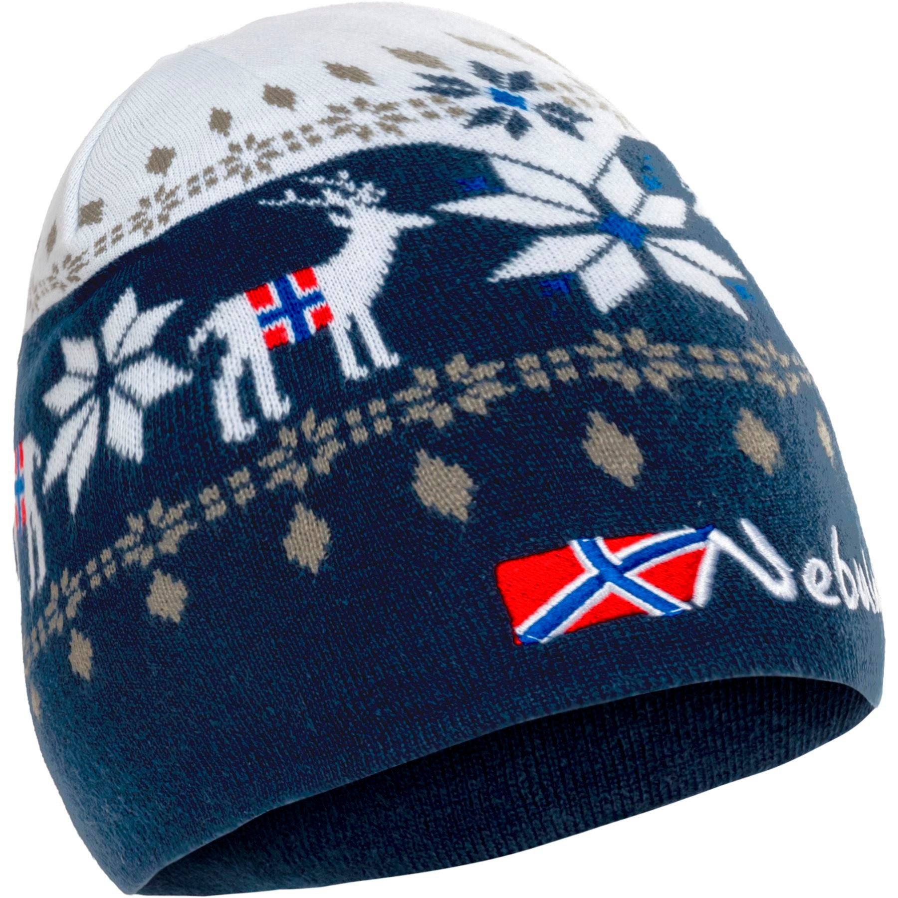 Nebulus Mütze & Schal INFINITY, P6123 - Unisex, navy-weiß, onesize günstig online kaufen