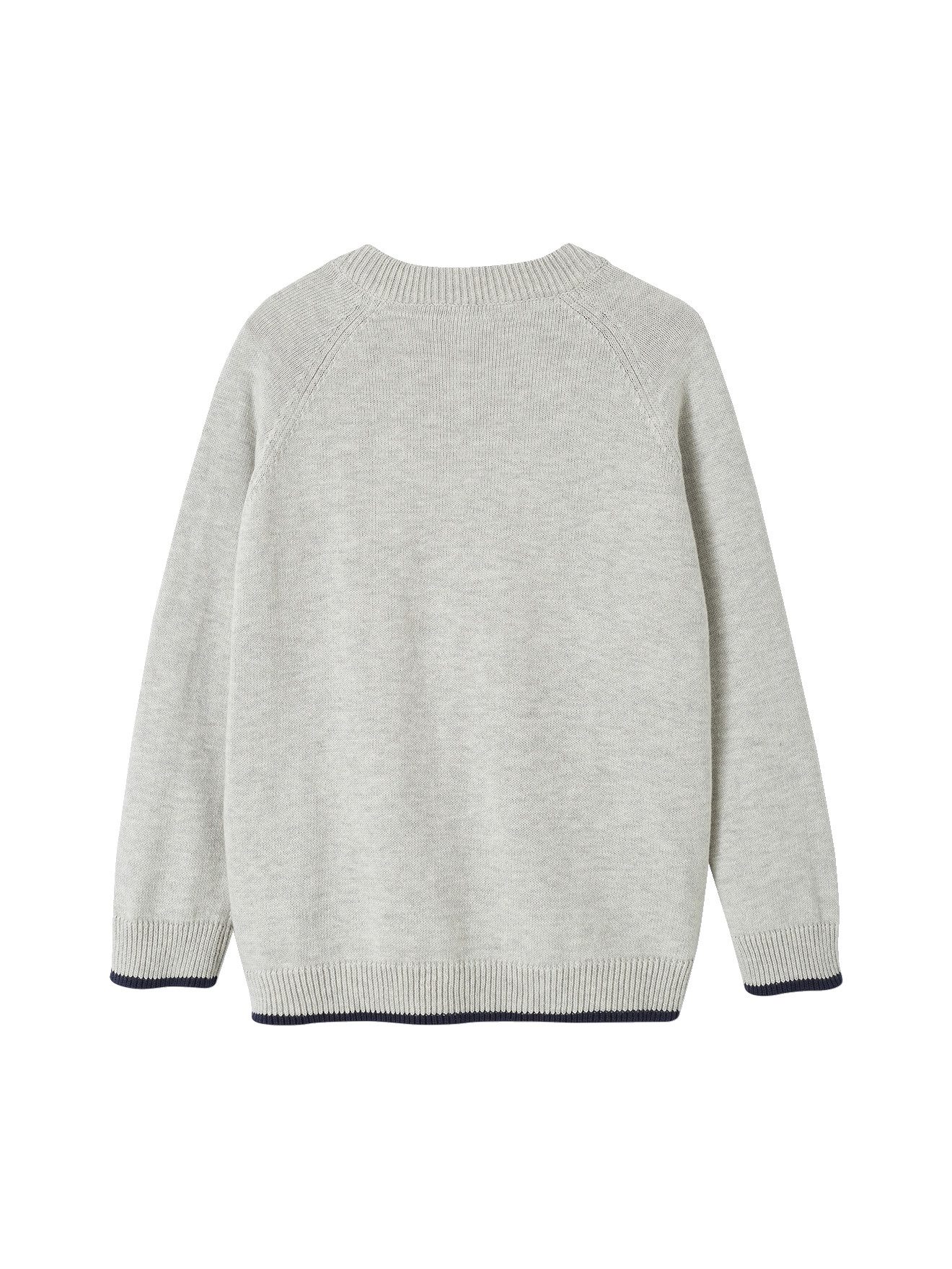 vertbaudet Strickjacke Jungen Strickjacke im College-Look