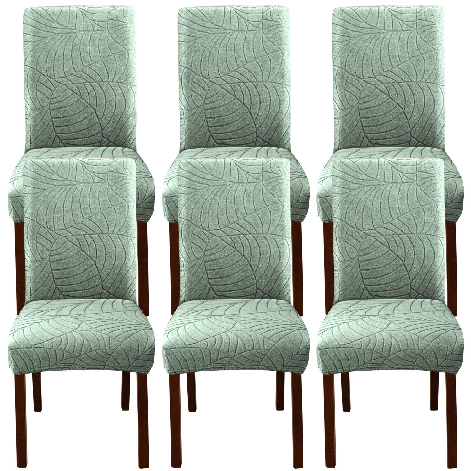 BYSURE Stuhlhusse Universal Stretch Чехлы на стулья, Bestseller, Moderne Jacquard Husse, abnehmbar, Stuhlbezug für Partys