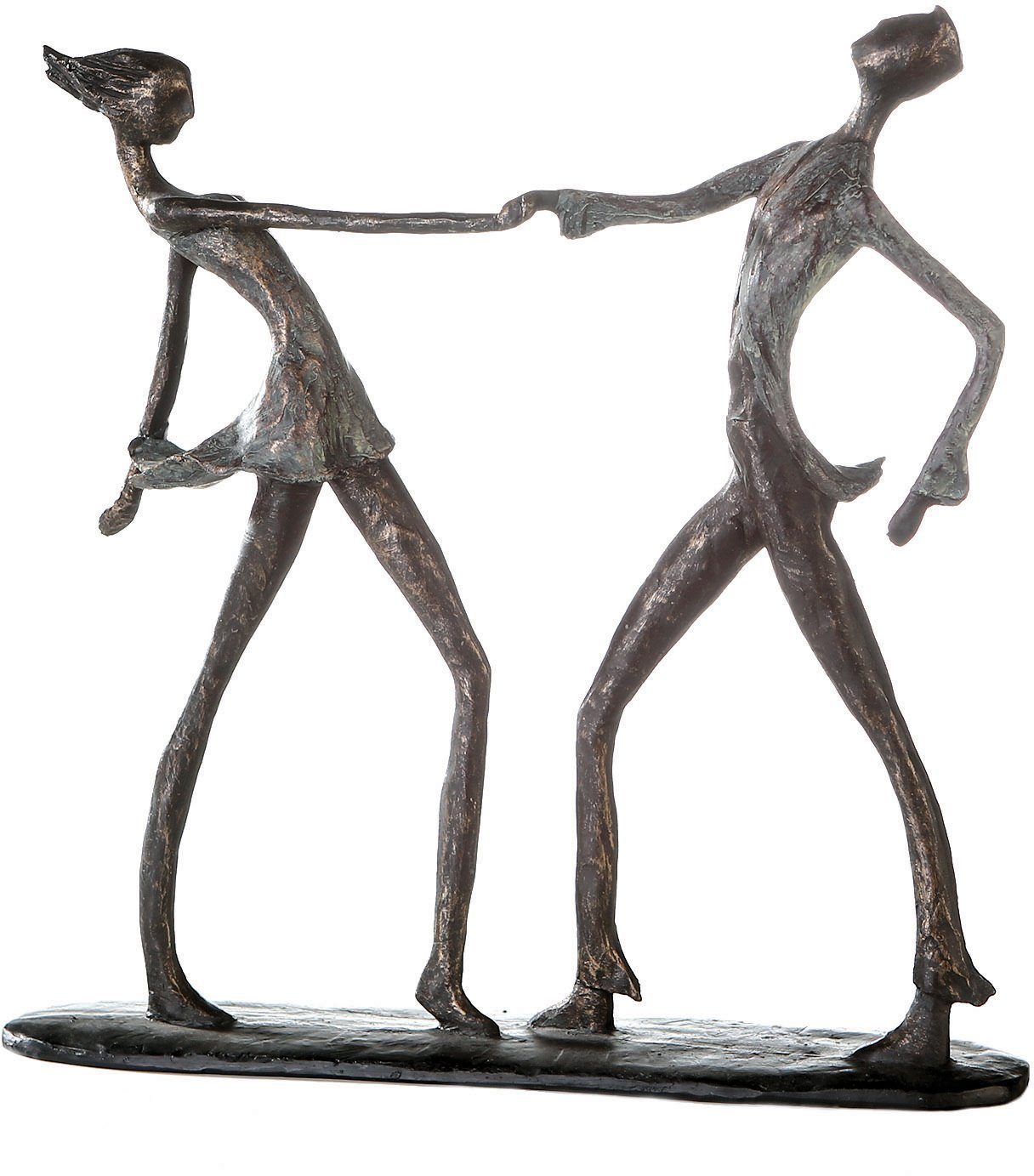 Casablanca by Gilde Dekofigur Skulptur Jive (1 St), Dekoobjekt, Höhe 36 cm,  Tänzer, mit Spruchanhänger, Wohnzimmer, Oder beschenken Sie sich doch  einfach mal selbst