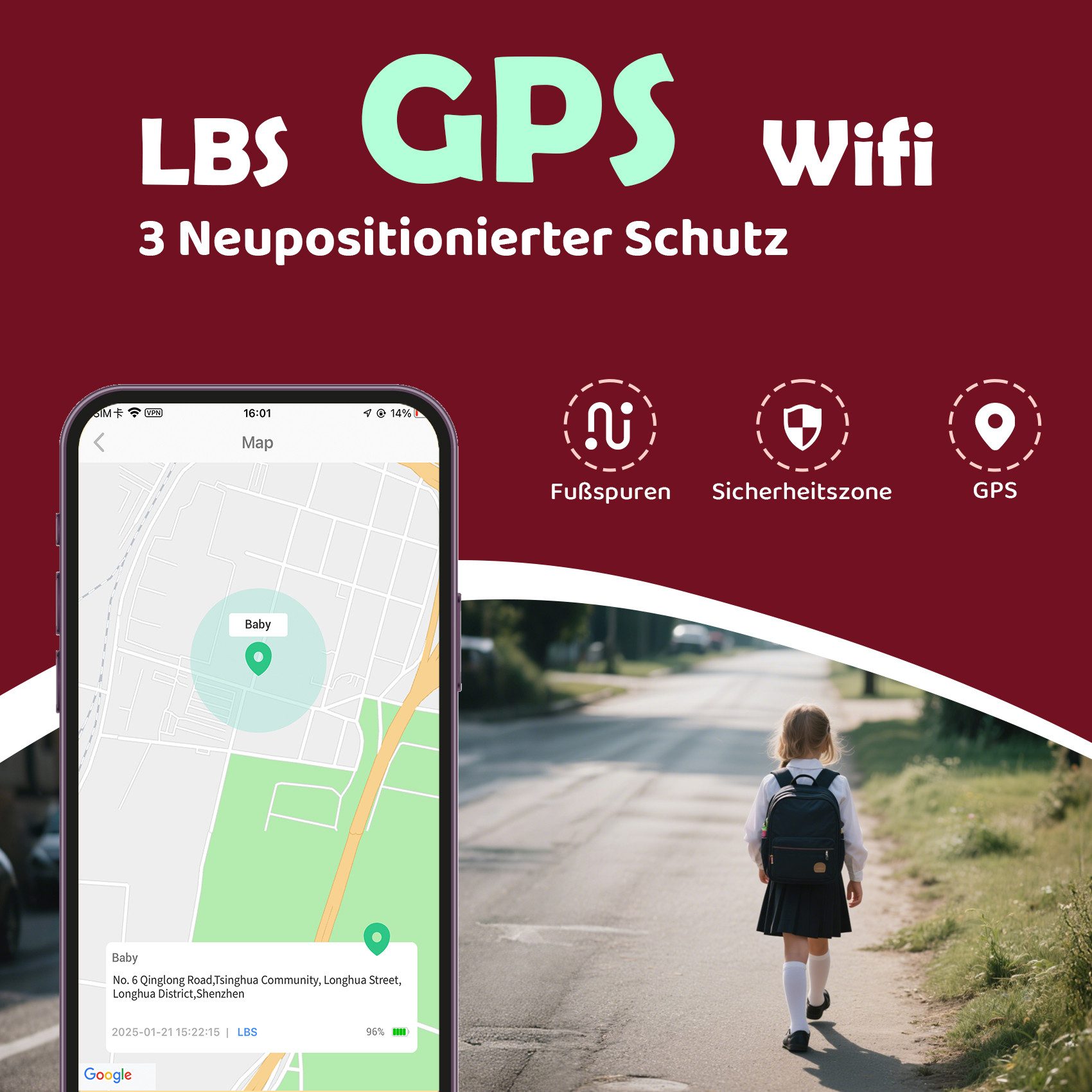 blackview 4G Kinder-Smartwatch–Videoanruf, SOS, 8 MP Kamera, 800 mAh Akku & GPS Smartwatch (1.83 Zoll, IOS/Android), mit Wechselband aus weichemGeflochtenes und Ladekabel, GPS+WLAN+LBS Ortung, 800 mAh, Schulmodus,Mit SIM-Kartensteckplatz,IP67