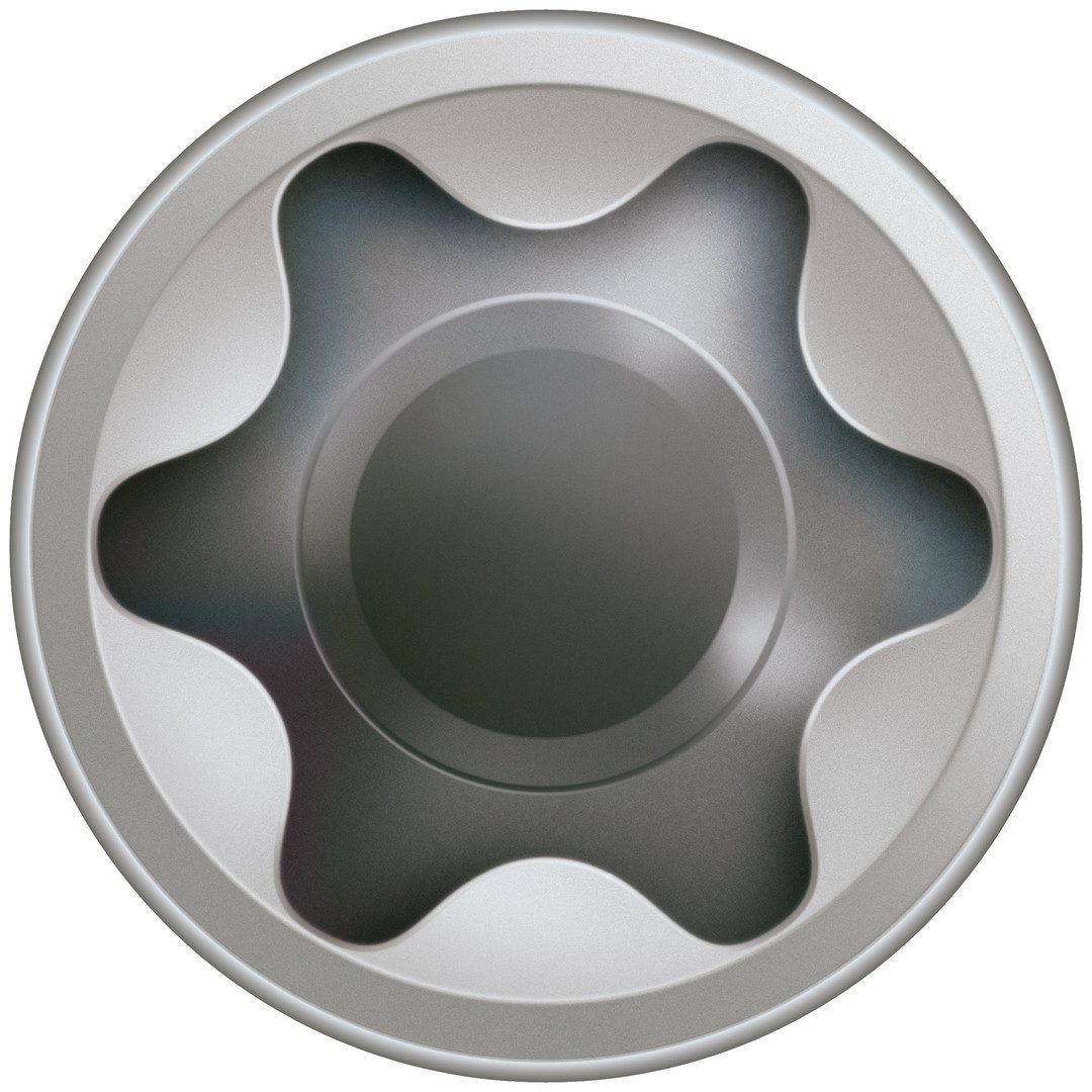 SPAX Schrauben-Set Terrassenschrauben Ø 5 mm Edelstahl A2 Zylinderkopf Fixiergewinde