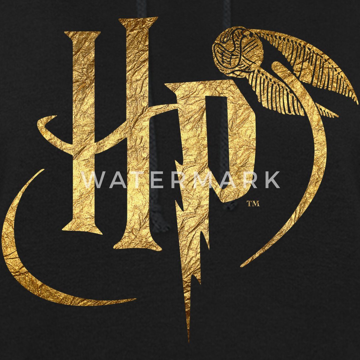 Spreadshirt Hoodie Harry Potter HP Logo günstig online kaufen