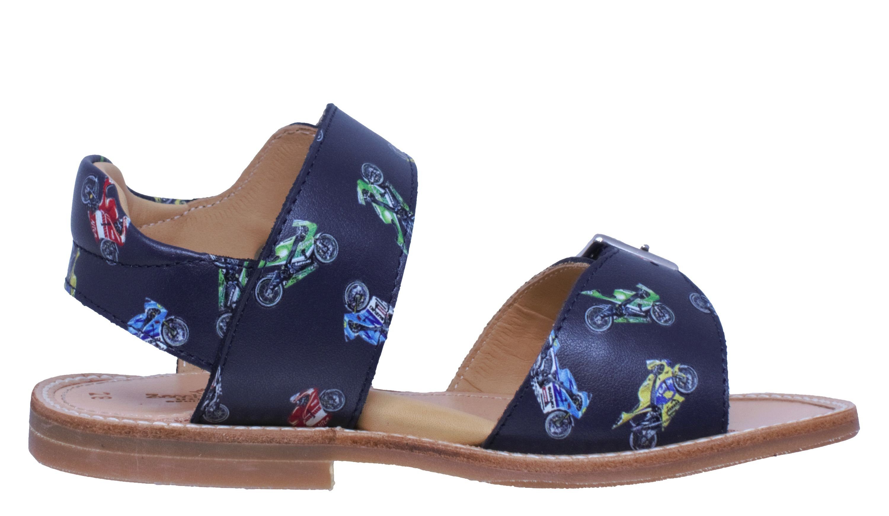 Zecchino d'Oro Zecchino d'Oro A31 3100 offene Kinder Sandalen Leder Blau Sandalette