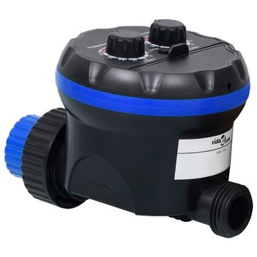 vidaXL Bewässerungscomputer Bewässerungstimer mit 1 Ausgang und Kugelhähnen