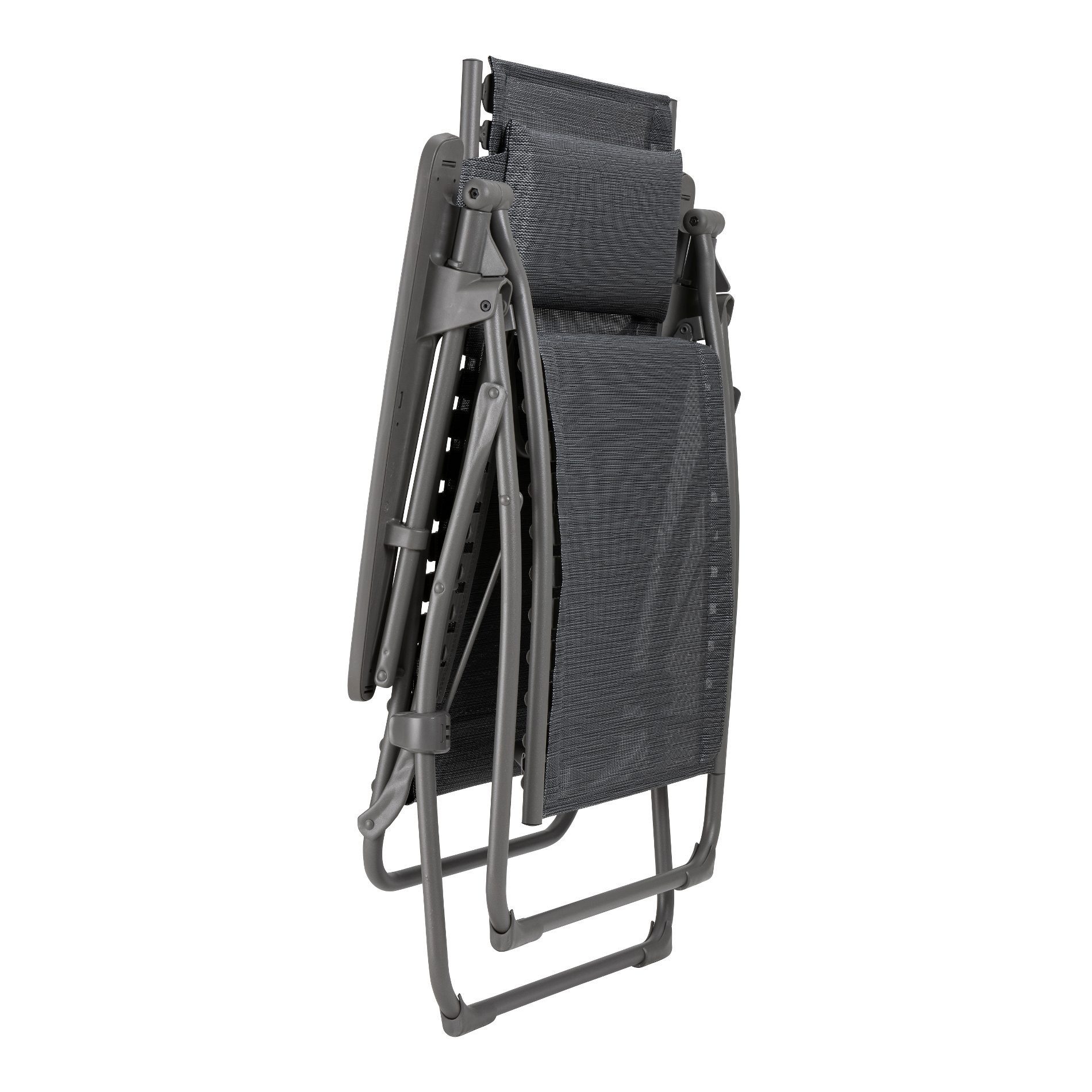 Lafuma Mobilier Gartenstuhl Evolution (Multipositions-Relaxsessel, Liegestuhl, Gartenliege), Zero-Gravity-Relaxliege, patentiertes Clip-System, ergonomisch