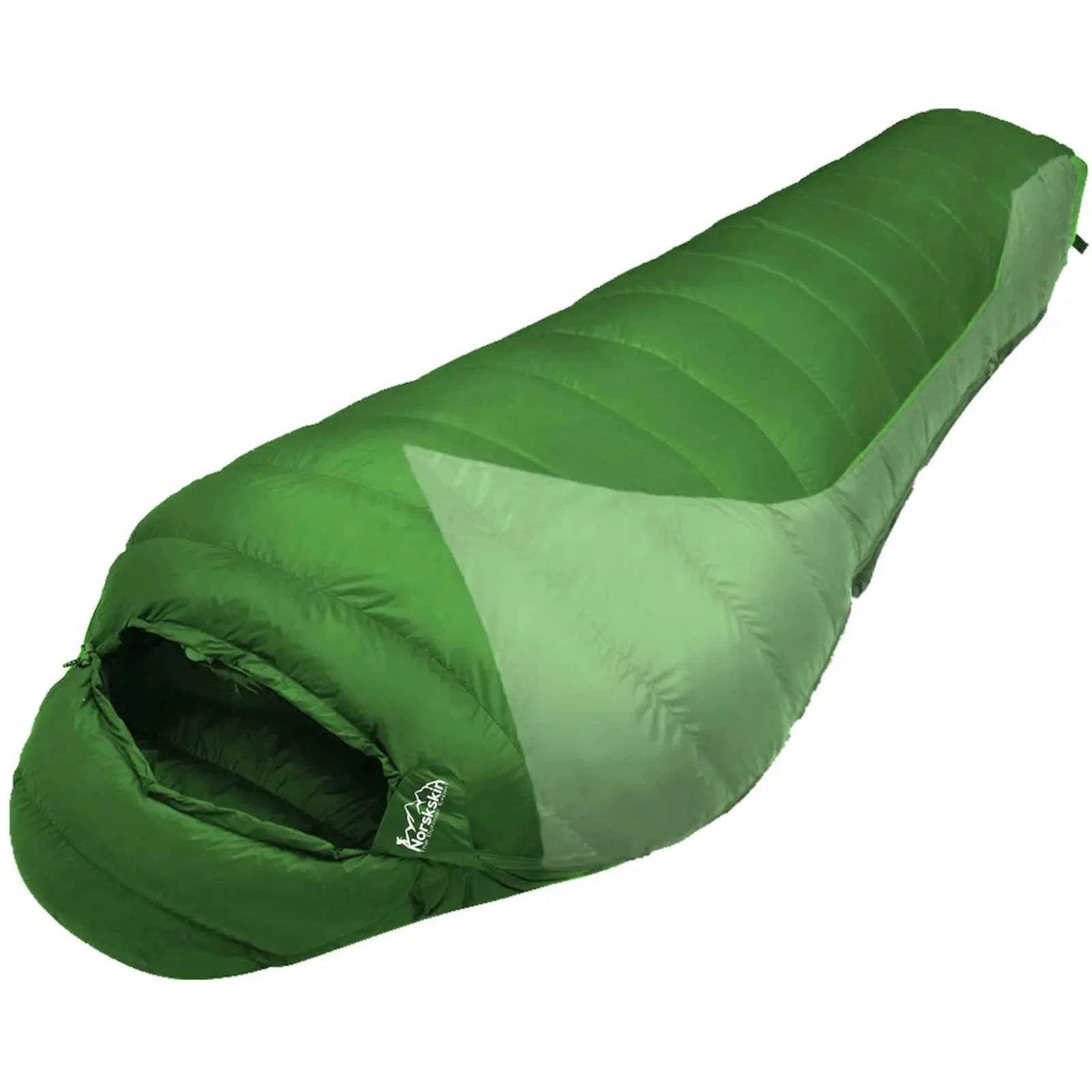Norskskin Mumienschlafsack Mumienschlafsack Taiga für 4 Jahreszeiten – Kopfkissenfach, 2 Wege Reißverschluss