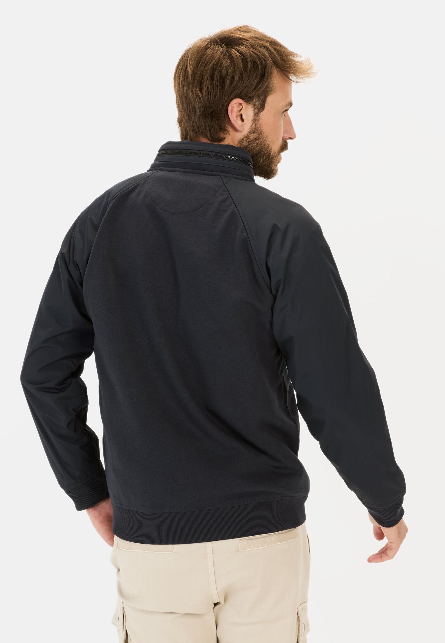 camel active Sweatjacke mit einrollbarer Kapuze Langarm Abnehmbare Kapuze günstig online kaufen