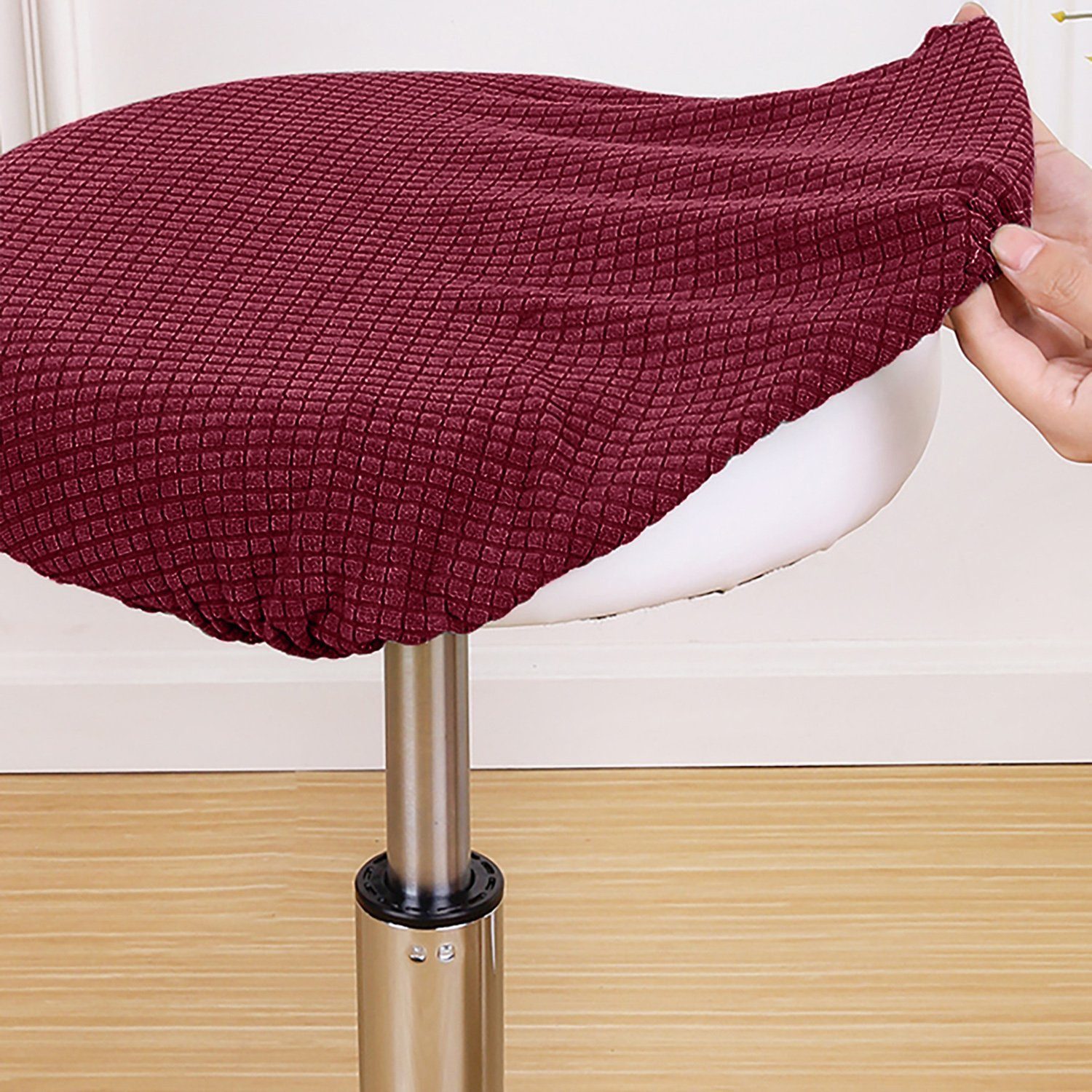 BYSURE Stuhlhusse, Stretch Runde Hocker- Bar günstig online kaufen