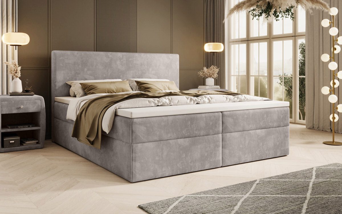 Luxusbetten24 Boxspringbett Soft in Cord, mit günstig online kaufen