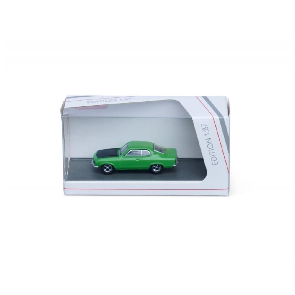 Schuco Modellbausatz Opel Manta Grün/Schwarz / 1:87, Maßstab 1:87