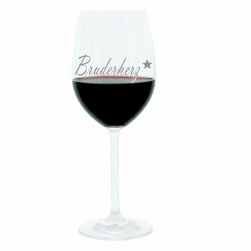LEONARDO Weinglas Bruderherz, Glas, lasergraviert