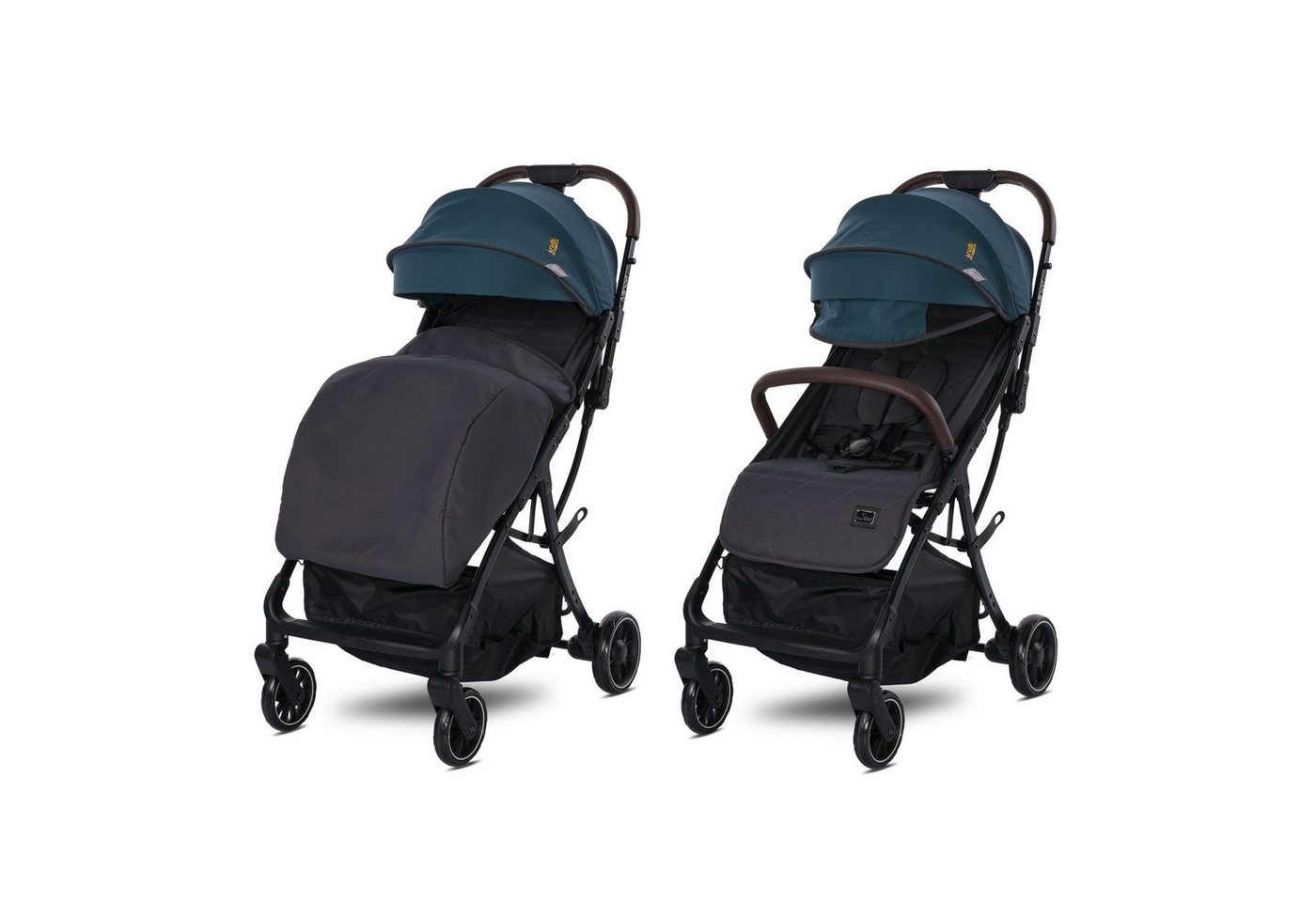 Thumbnail - Lorelli Kinder-Buggy Kinderwagen Minori faltbar, PU-Räder Getränkehalter Fußabdeckung
