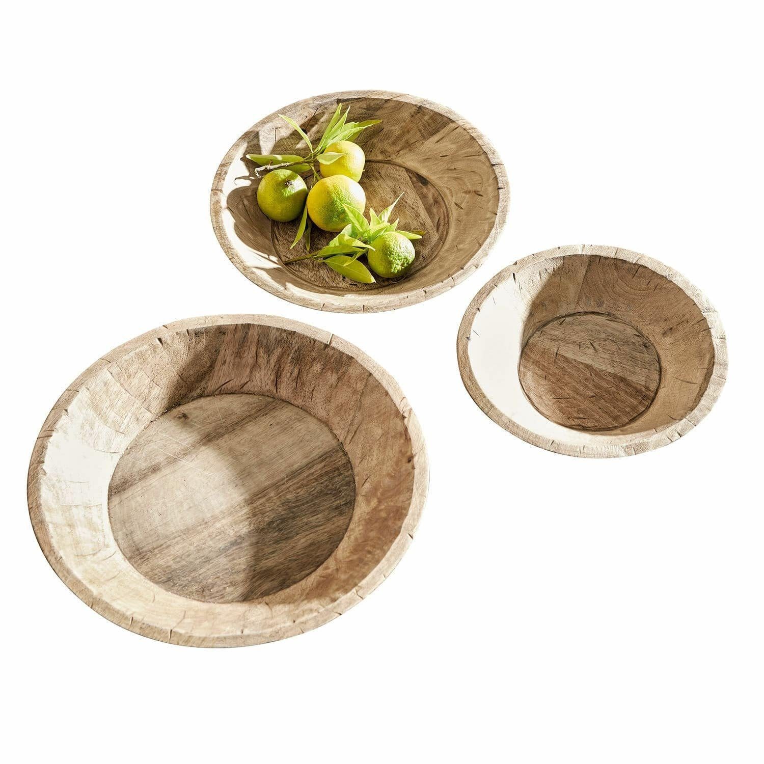 Dekoschale Schale 3er Set Elmore braun